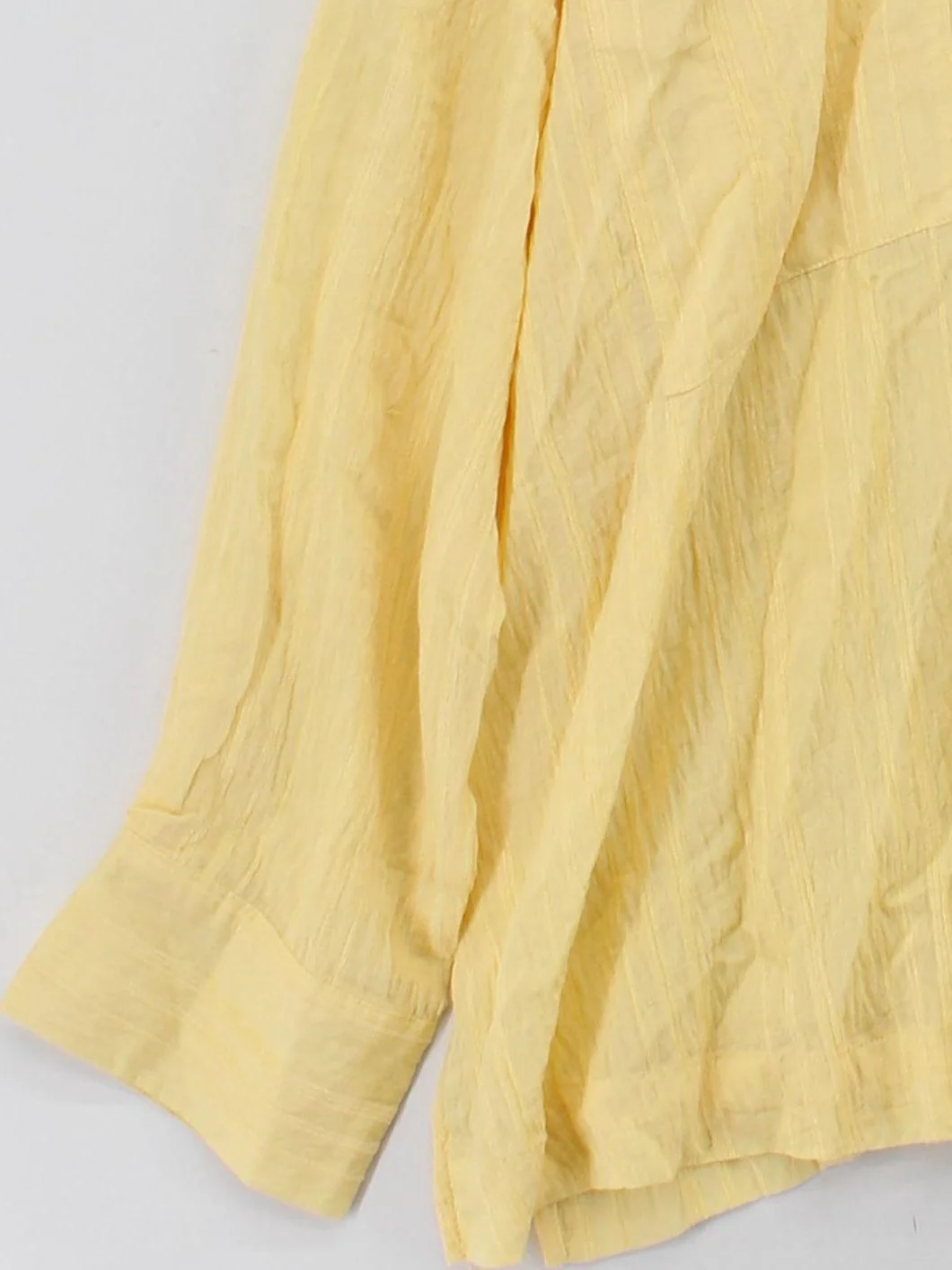 Monsoon Women's Shirt XXL Yellow Viscose with Nylon Basic New with tags - Image 4