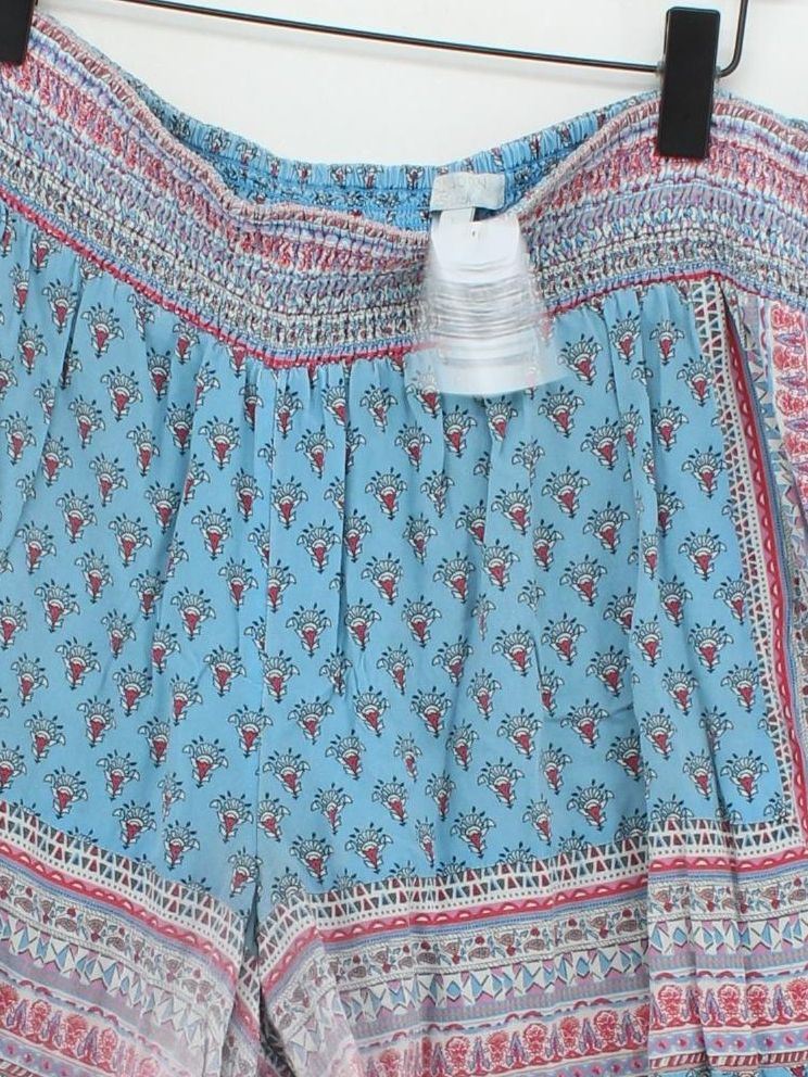 Monsoon Women's Shorts L Blue 100% Viscose Sweat - Image 3