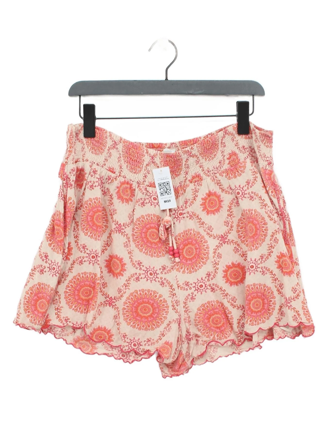 Monsoon Women's Shorts L Multi Floral 100% Viscose Sweat