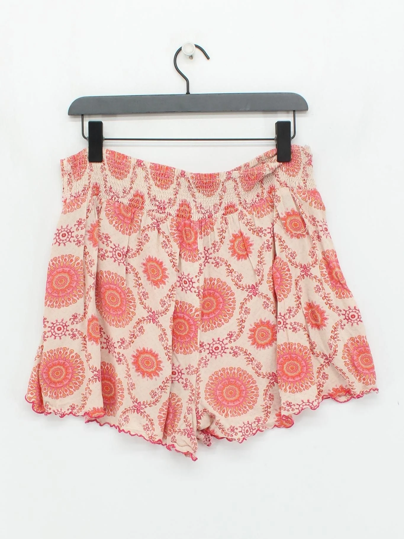 Monsoon Women's Shorts L Multi Floral 100% Viscose Sweat - Image 2