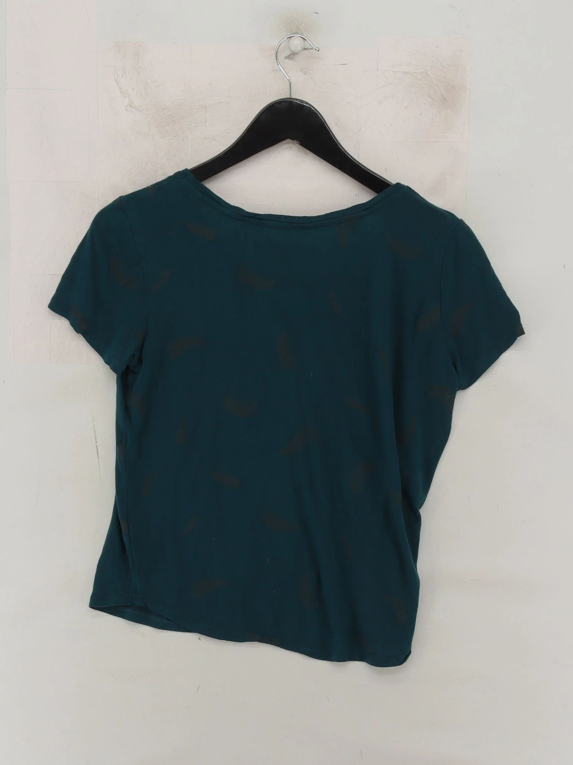 Monsoon Women's T-Shirt M Green 100% Viscose Basic - Image 2