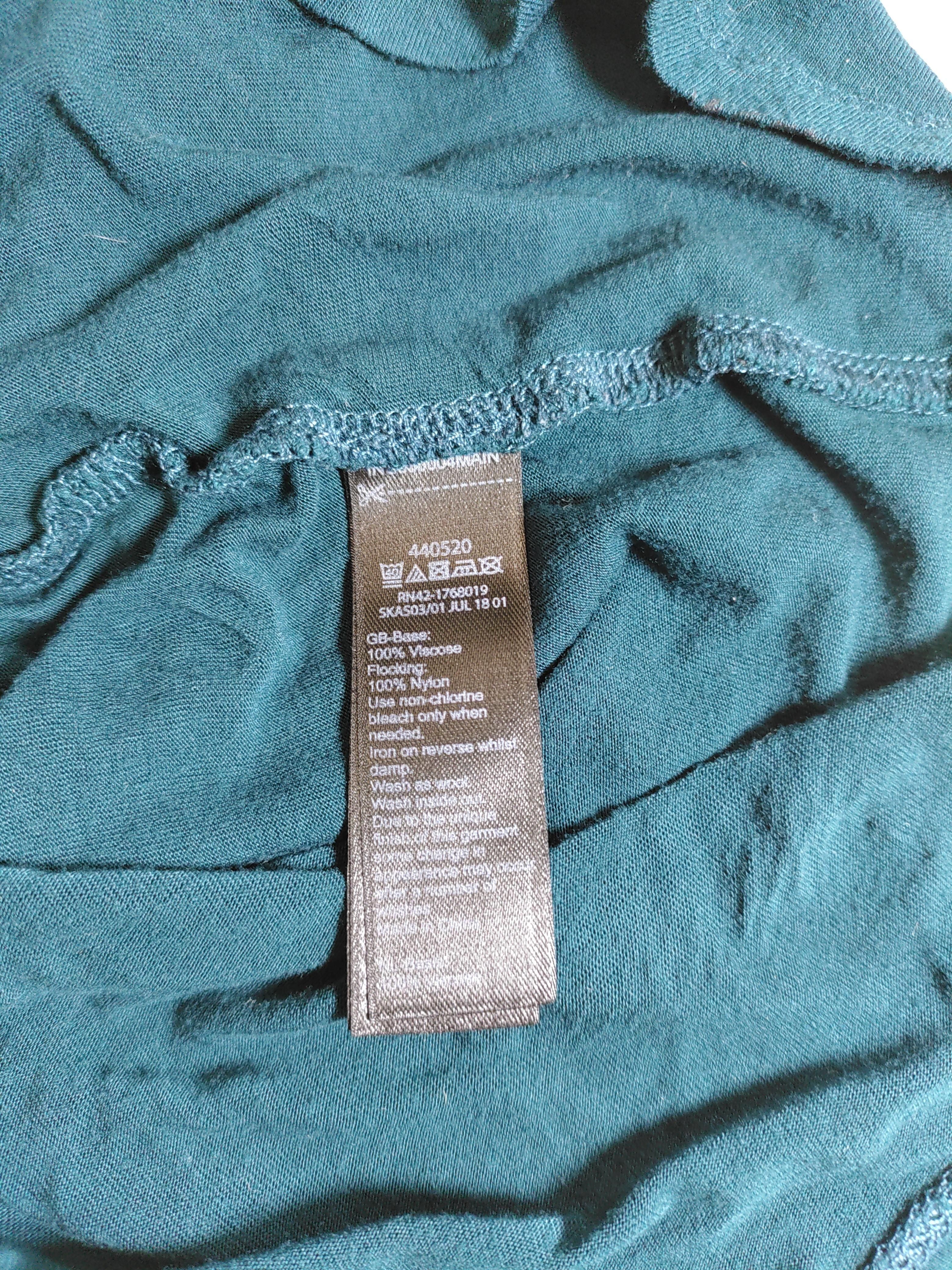 Monsoon Women's T-Shirt M Green 100% Viscose Basic - Image 8