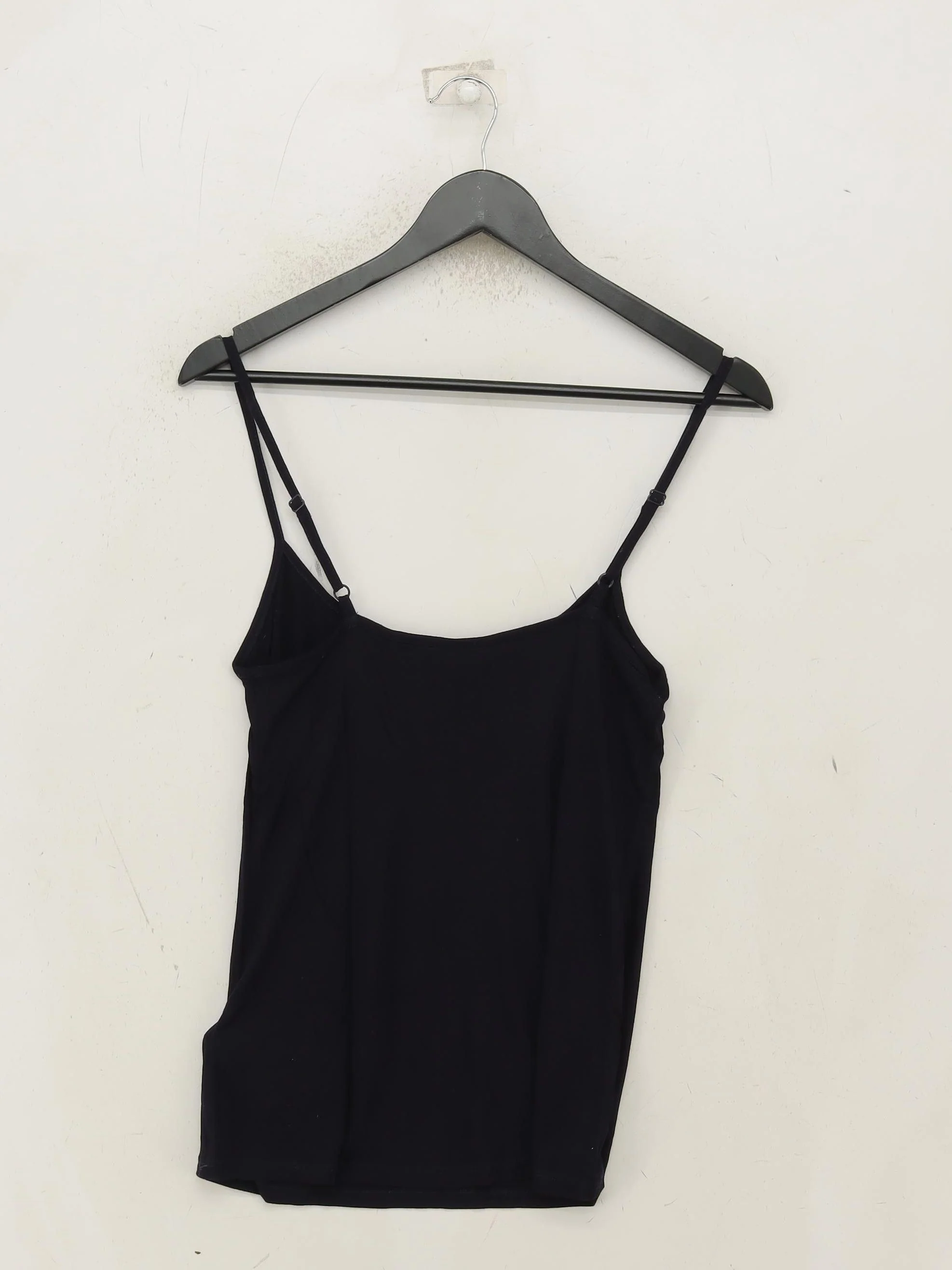Monsoon Women's T-Shirt S Black 100% Viscose Sleeveless Round Neck Camisole - Image 2