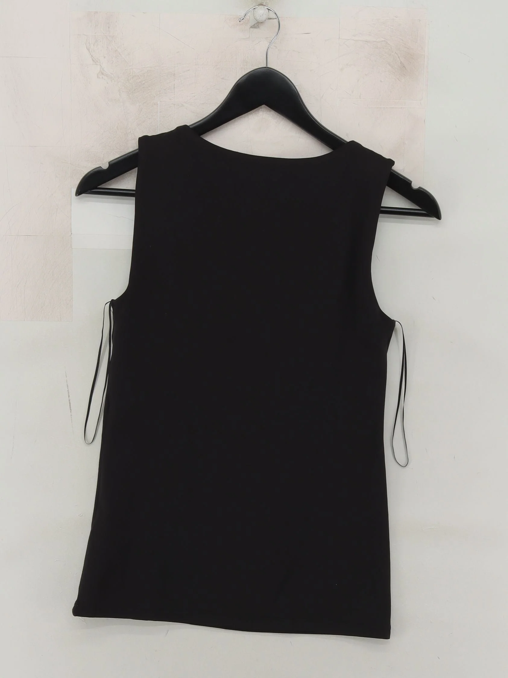 Monsoon Women's T-Shirt S Black Polyester with Elastane Basic - Image 2