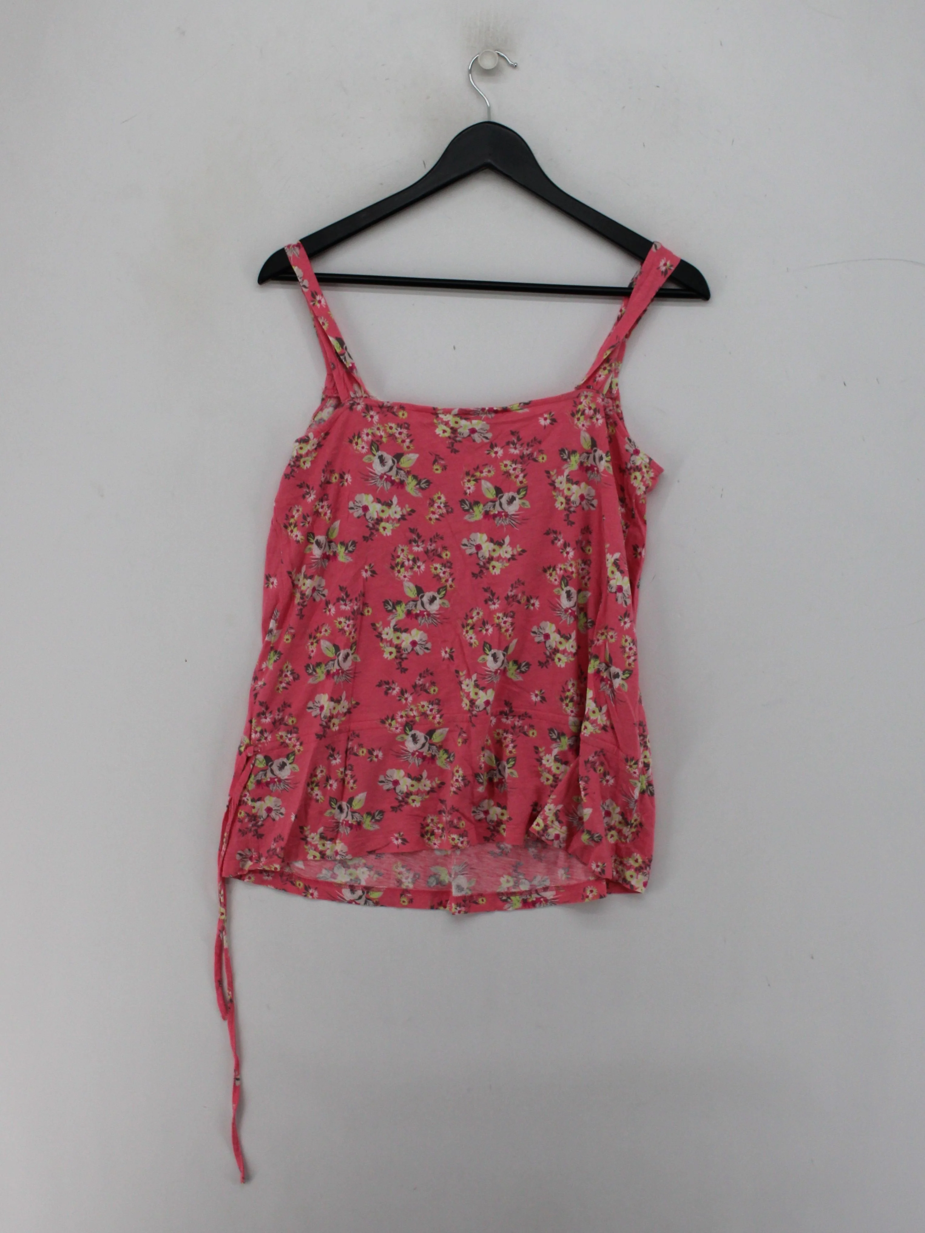 Monsoon Women's T-Shirt UK 12 Pink Cotton with Lyocell Modal Camisole - Image 2