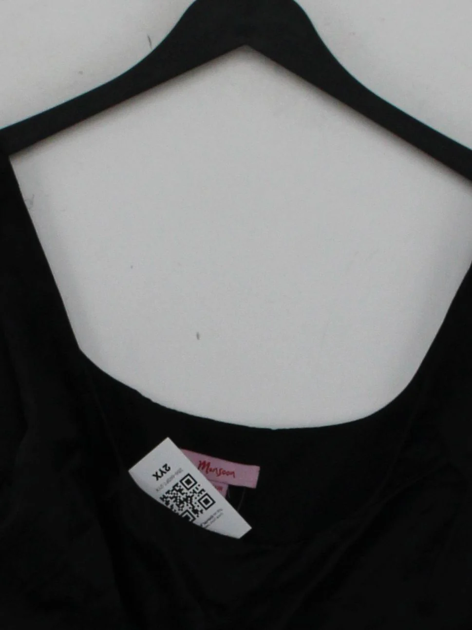 Monsoon Women's T-Shirt UK 14 Black Silk with Cotton, Polyester Basic - Image 3