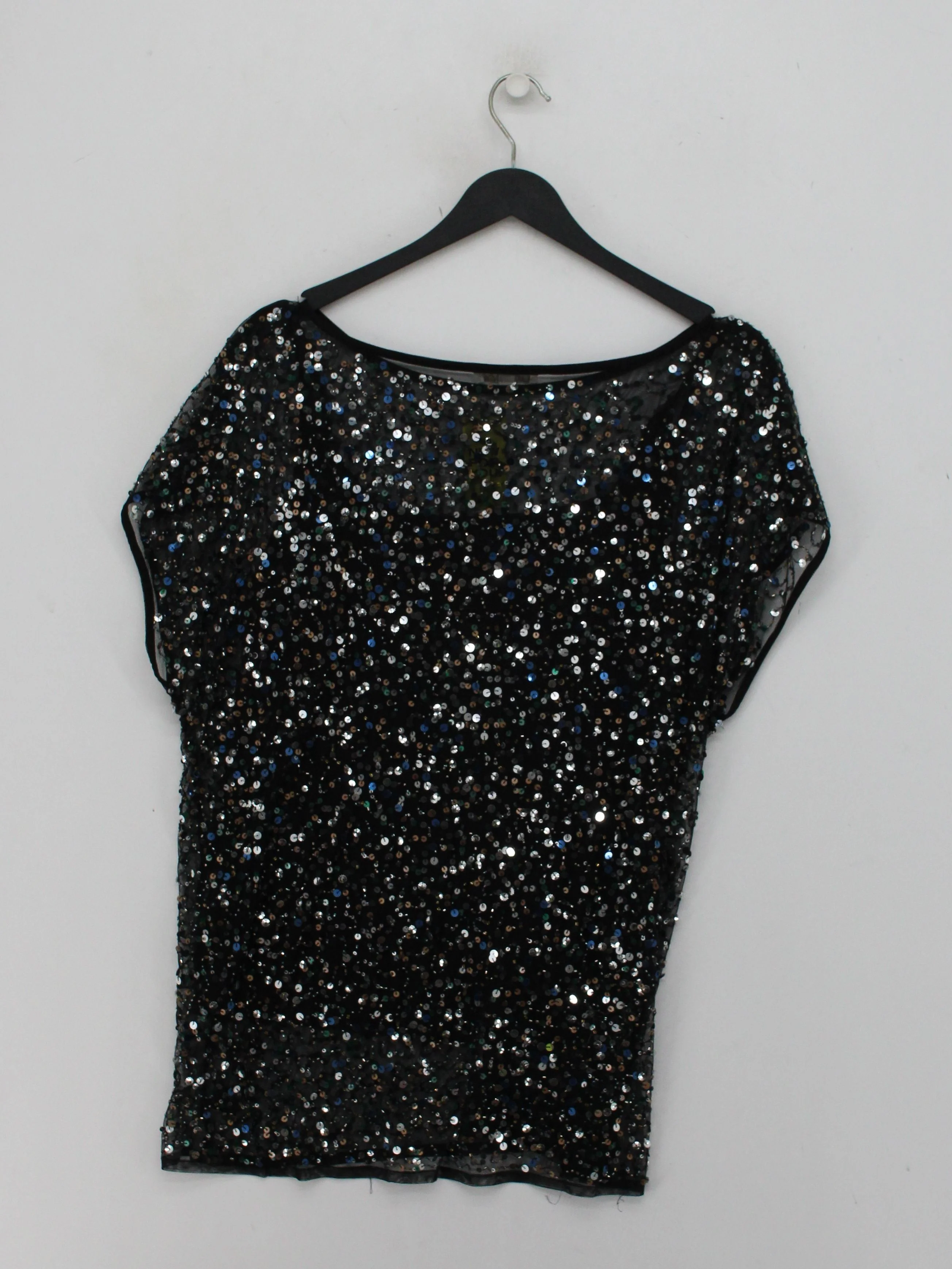 Monsoon Women's T-Shirt XXL Black Polyester with Viscose Basic - Image 2