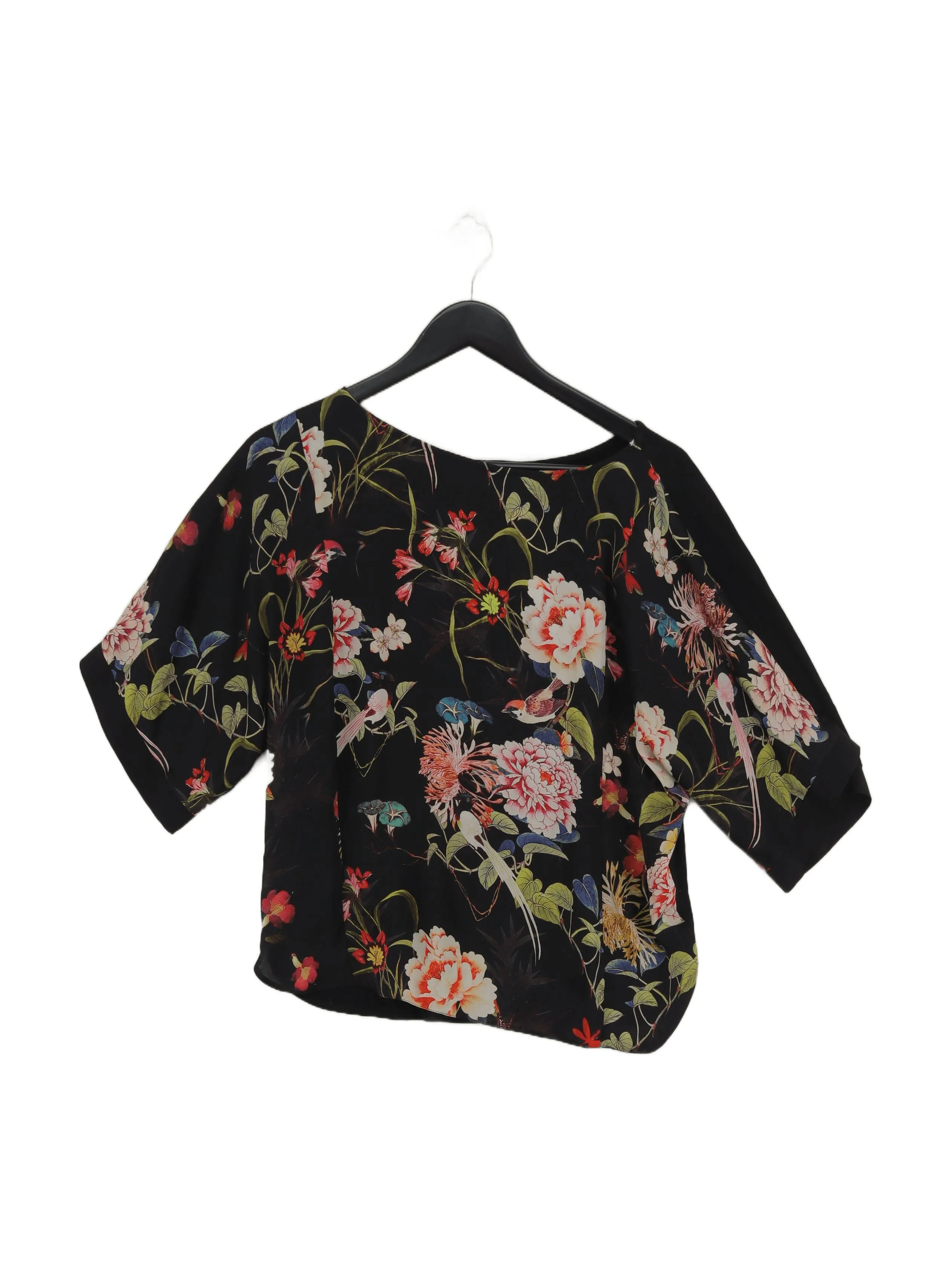 Monsoon Women's Top S Black Polyester with Viscose, Elastane Basic