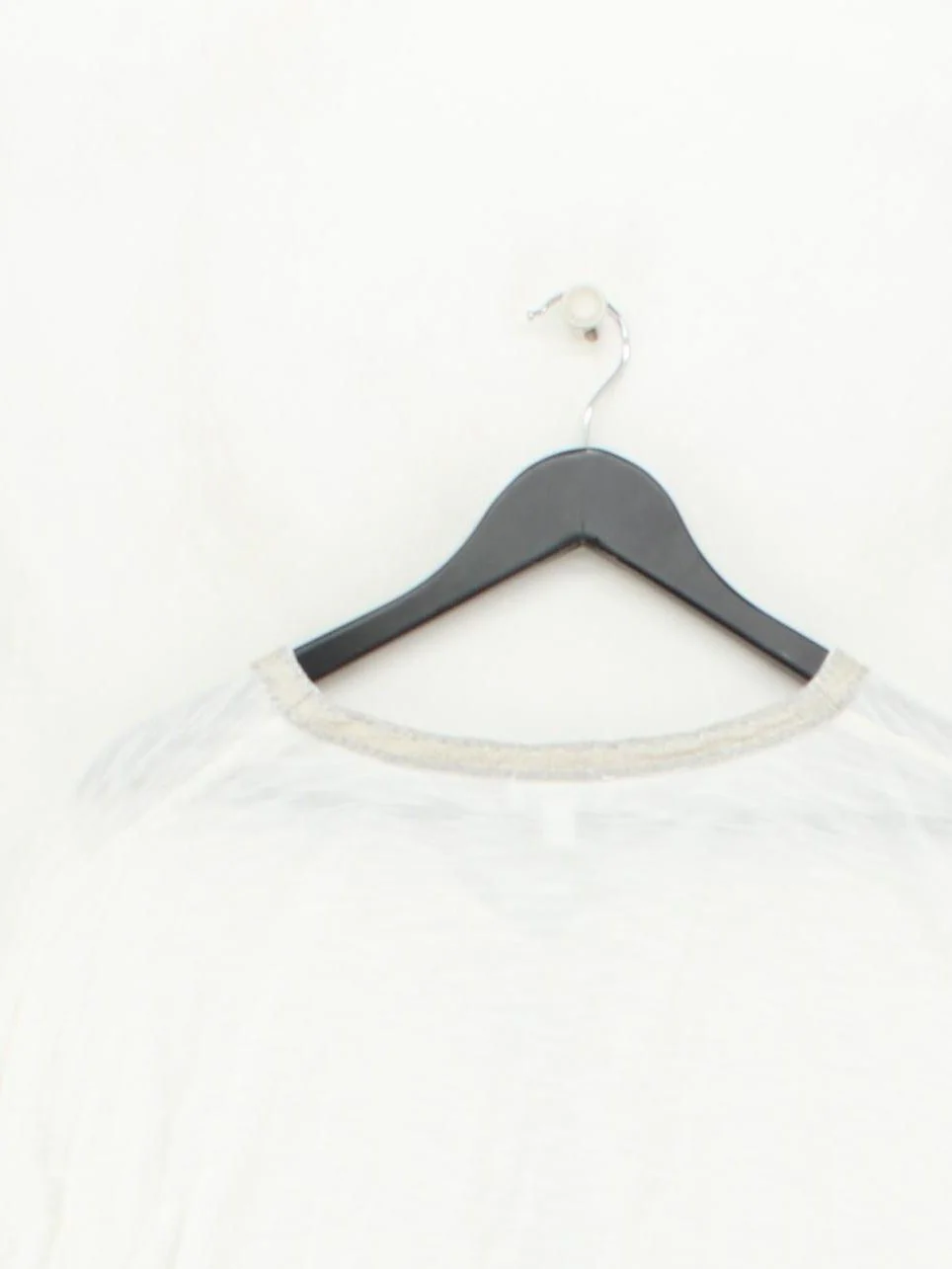 Monsoon Women's Top S White 100% Viscose Short Sleeve V-Neck Basic - Image 2