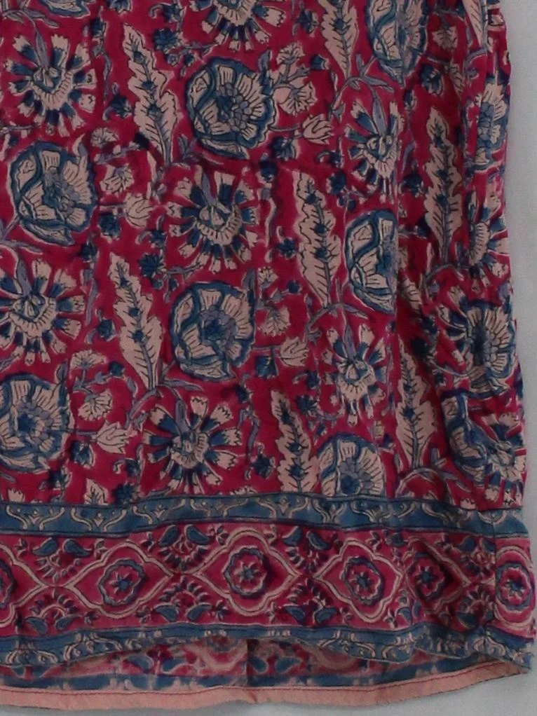 Monsoon Women's Top UK 10 Multi Floral 100% Viscose Sleeveless V-Neck Basic - Image 4