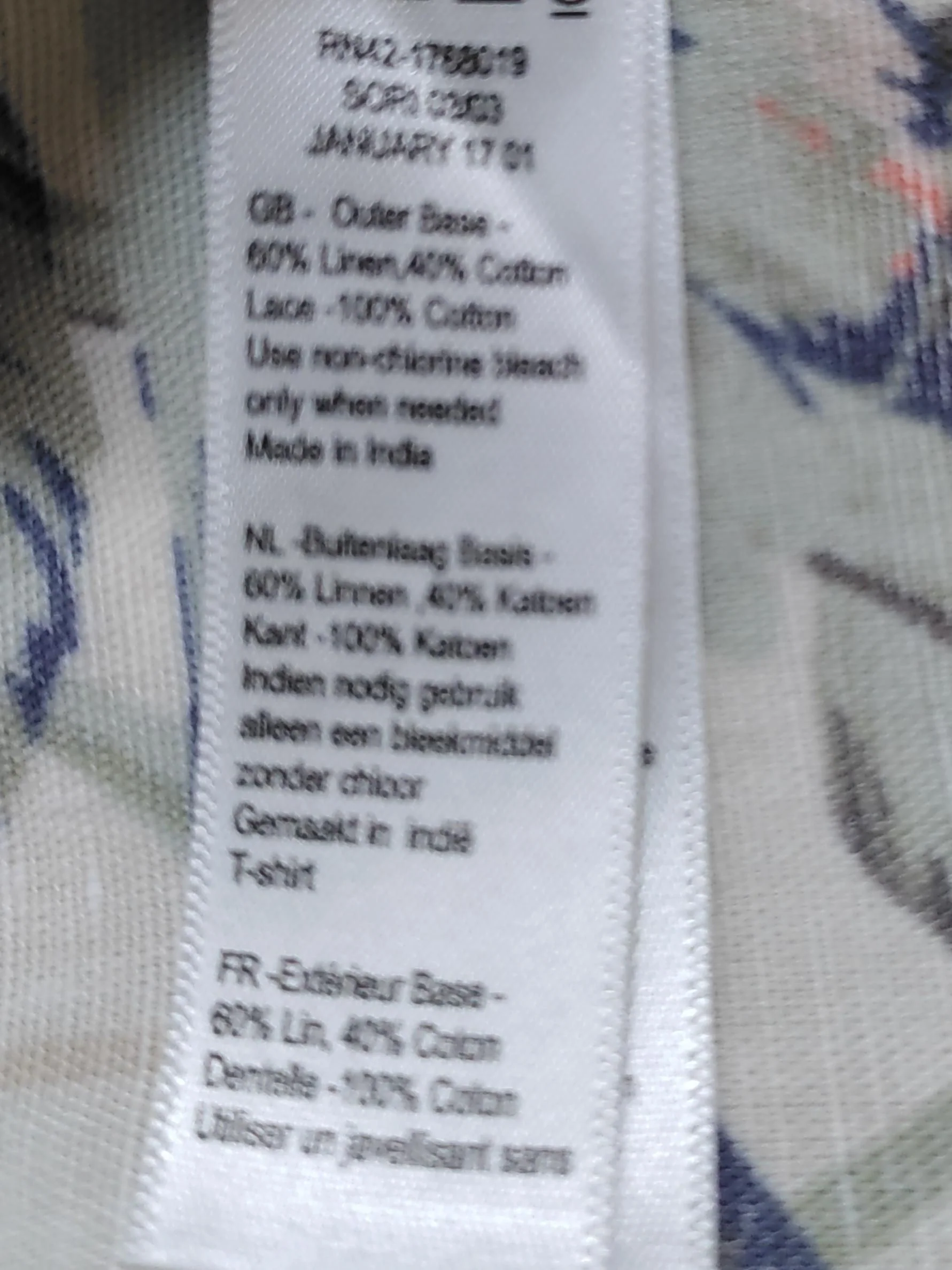 Monsoon Women's Top UK 12 Multi Linen with Cotton Basic - Image 6