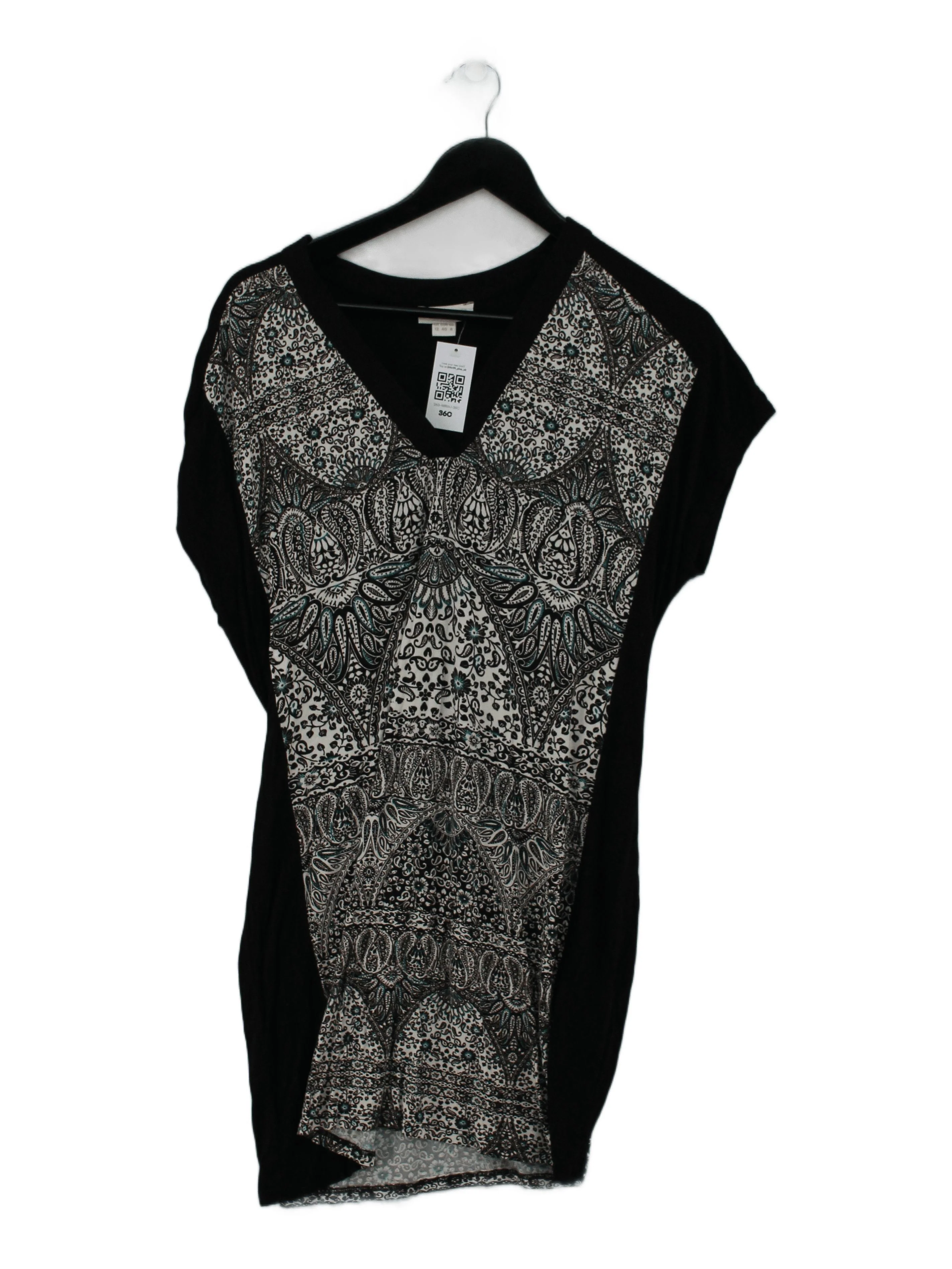 Monsoon Women's Top UK 12 Multi Viscose with Elastane Tunic