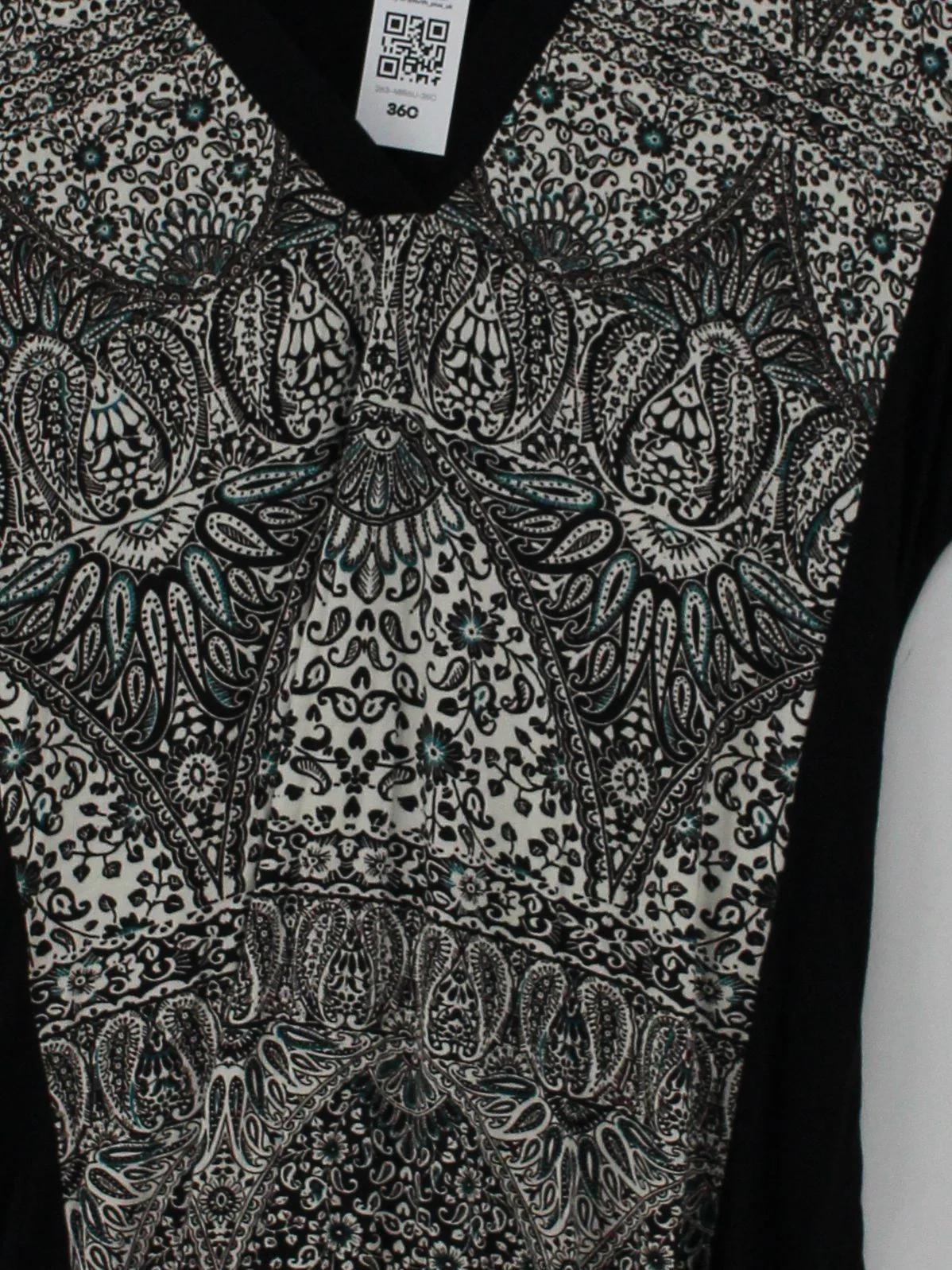 Monsoon Women's Top UK 12 Multi Viscose with Elastane Tunic - Image 3