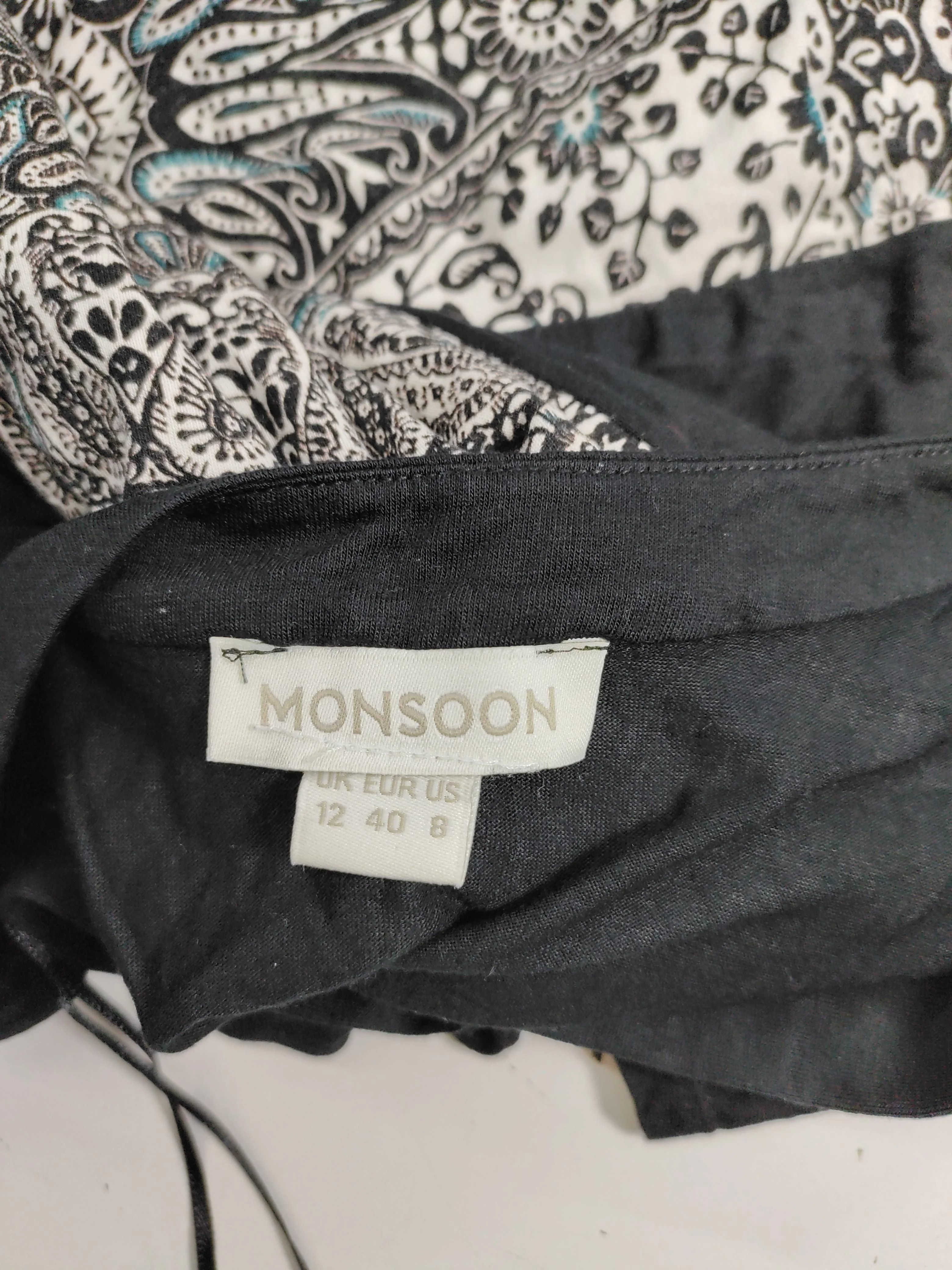 Monsoon Women's Top UK 12 Multi Viscose with Elastane Tunic - Image 5