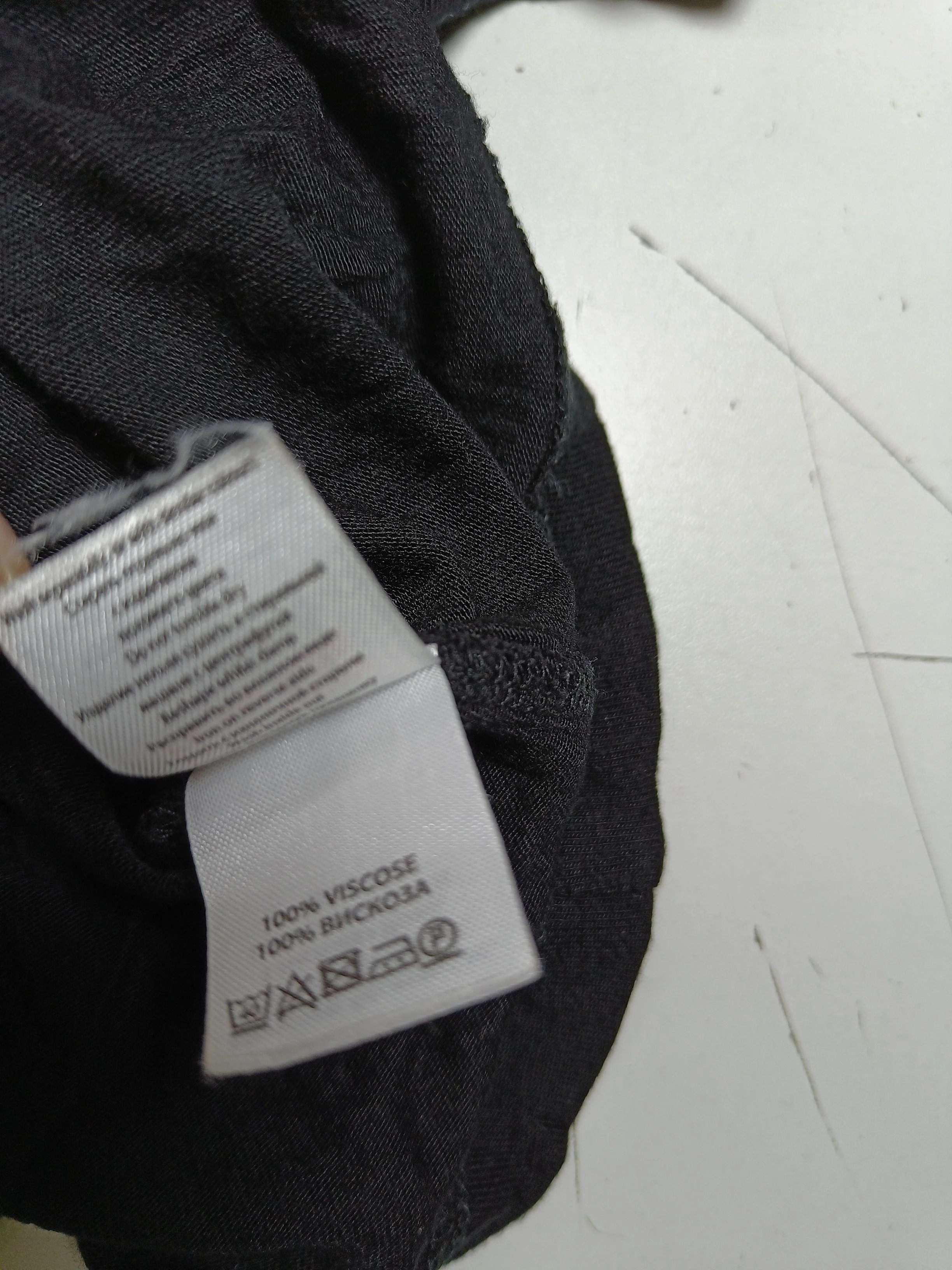 Monsoon Women's Top UK 14 Black 100% Viscose Sleeveless V-Neck Basic - Image 7
