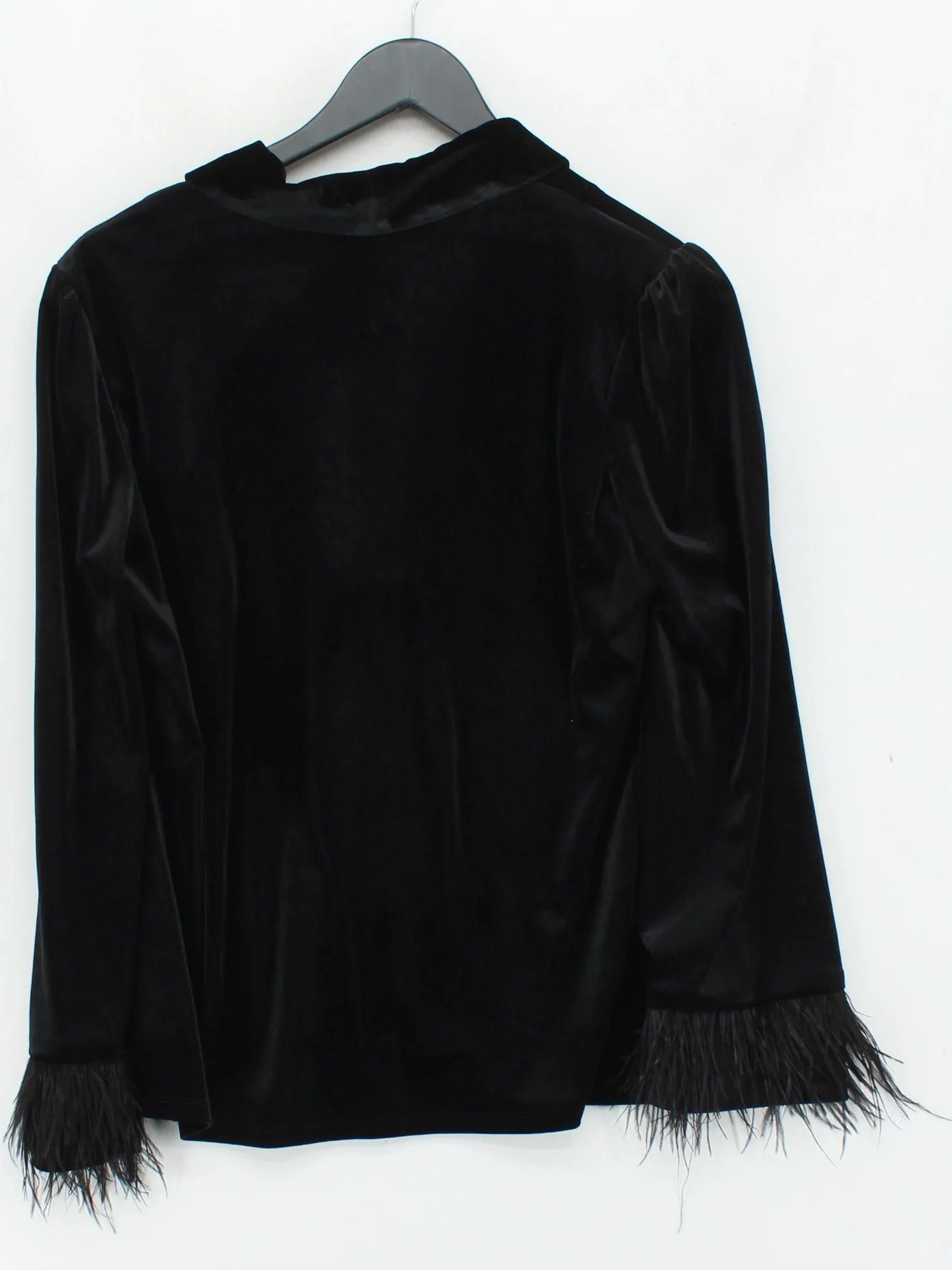 Monsoon Women's Top UK 14 Black Polyester with Elastane Basic New with tags - Image 2