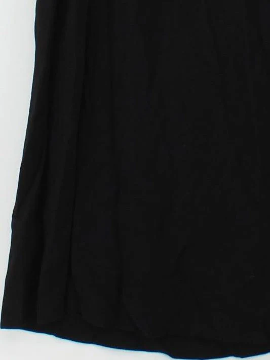 Monsoon Women's Top UK 20 Black Viscose with Acetate Sleeveless Round Neck Basic - Image 4