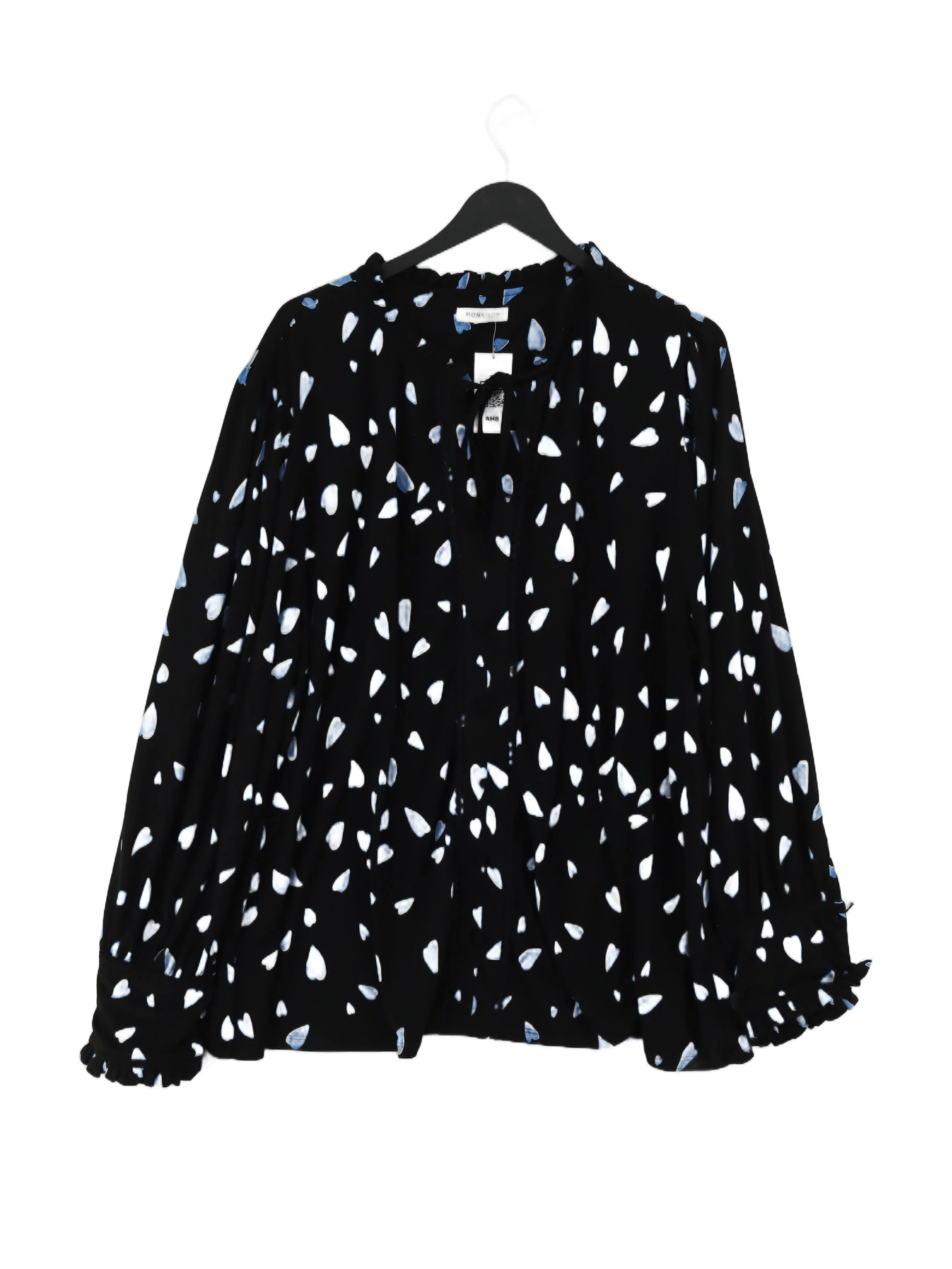 Monsoon Women's Top XXL Black Polyester with Elastane Basic