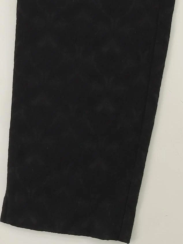 Monsoon Women's Trousers UK 12 Black Cotton with Polyester, Elastane Chino - Image 4