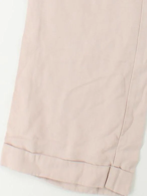 Monsoon Women's Trousers UK 8 Cream 100% Lyocell Modal Wide-Leg Chino - Image 4