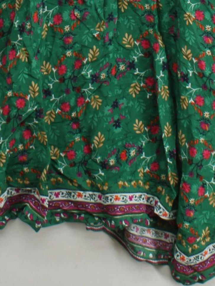 Monsoon Wrap Midi Dress UK10 in Green - Image 4