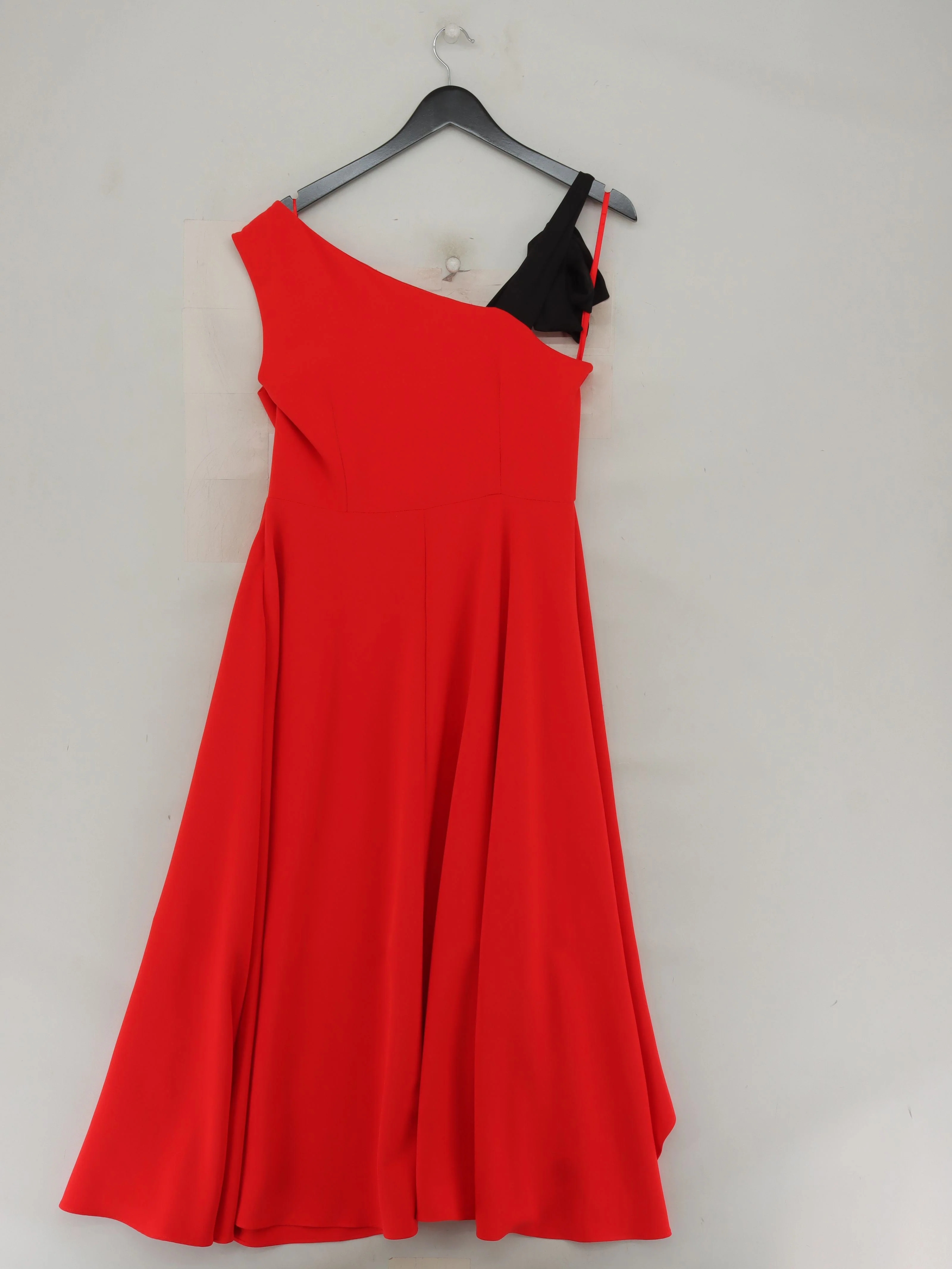 Monsoon Wrap Midi Dress UK14 in Red - Image 2