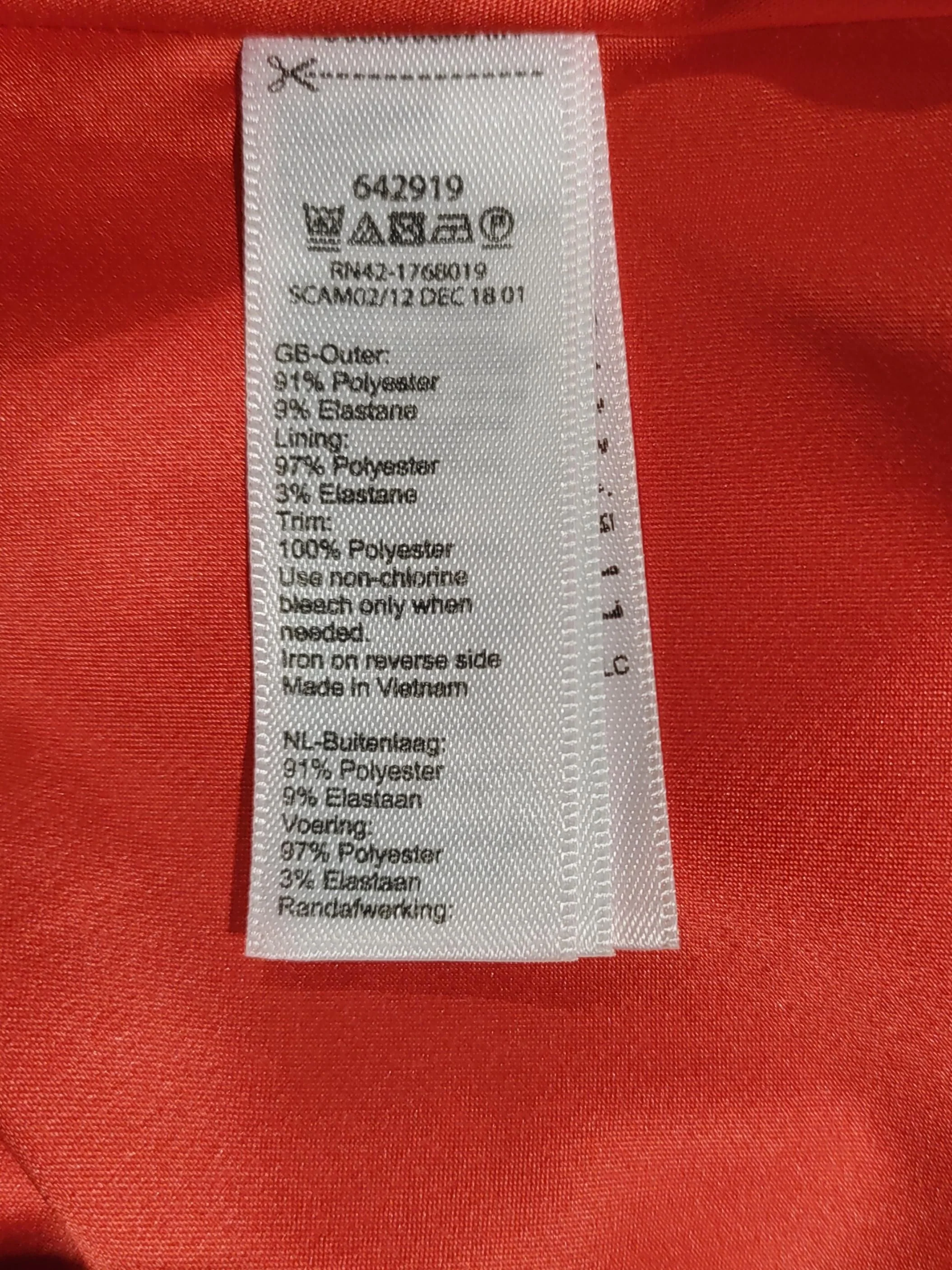 Monsoon Wrap Midi Dress UK14 in Red - Image 6