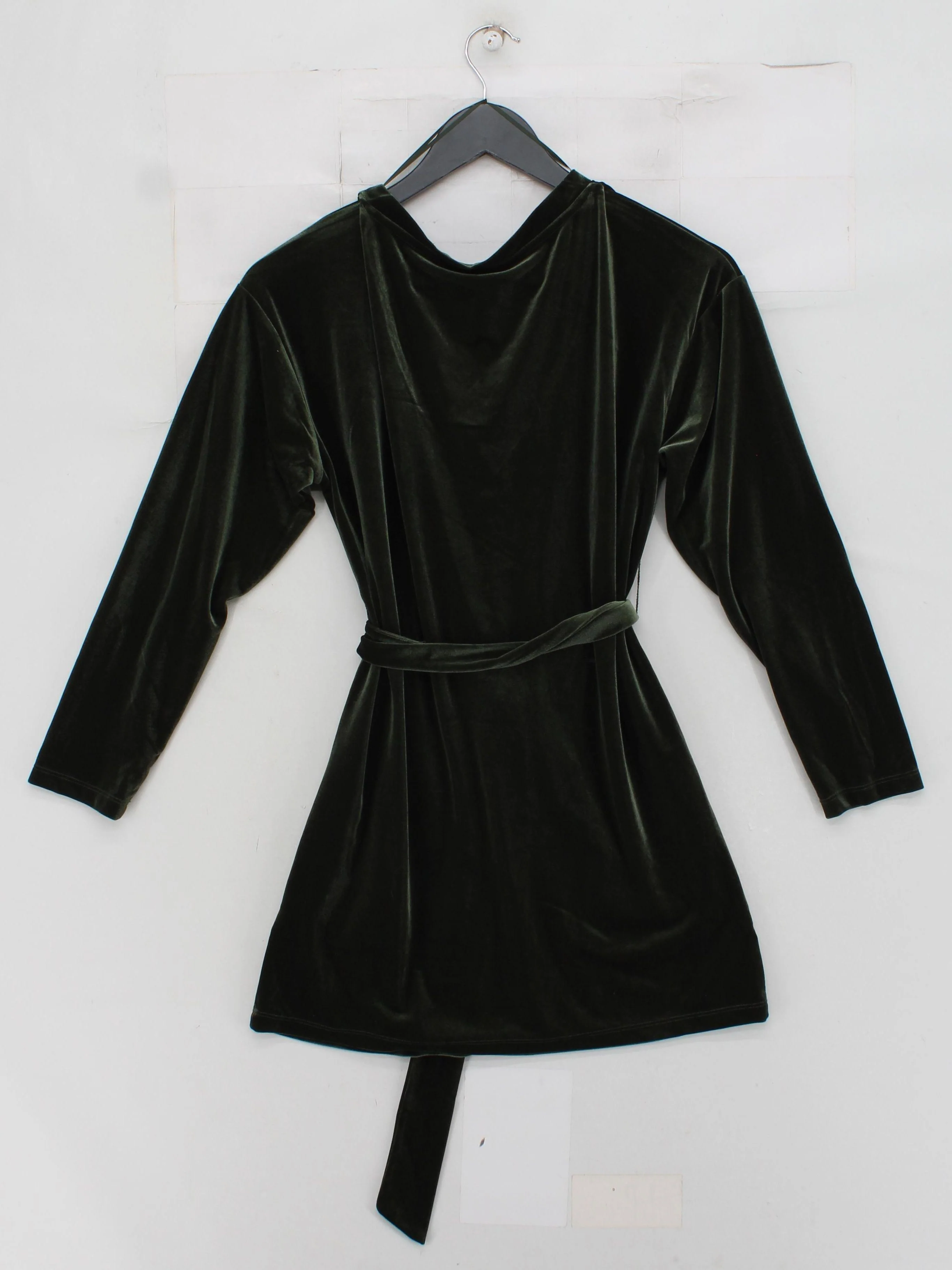 Monsoon Wrap Mini Dress S in Green - Image 2