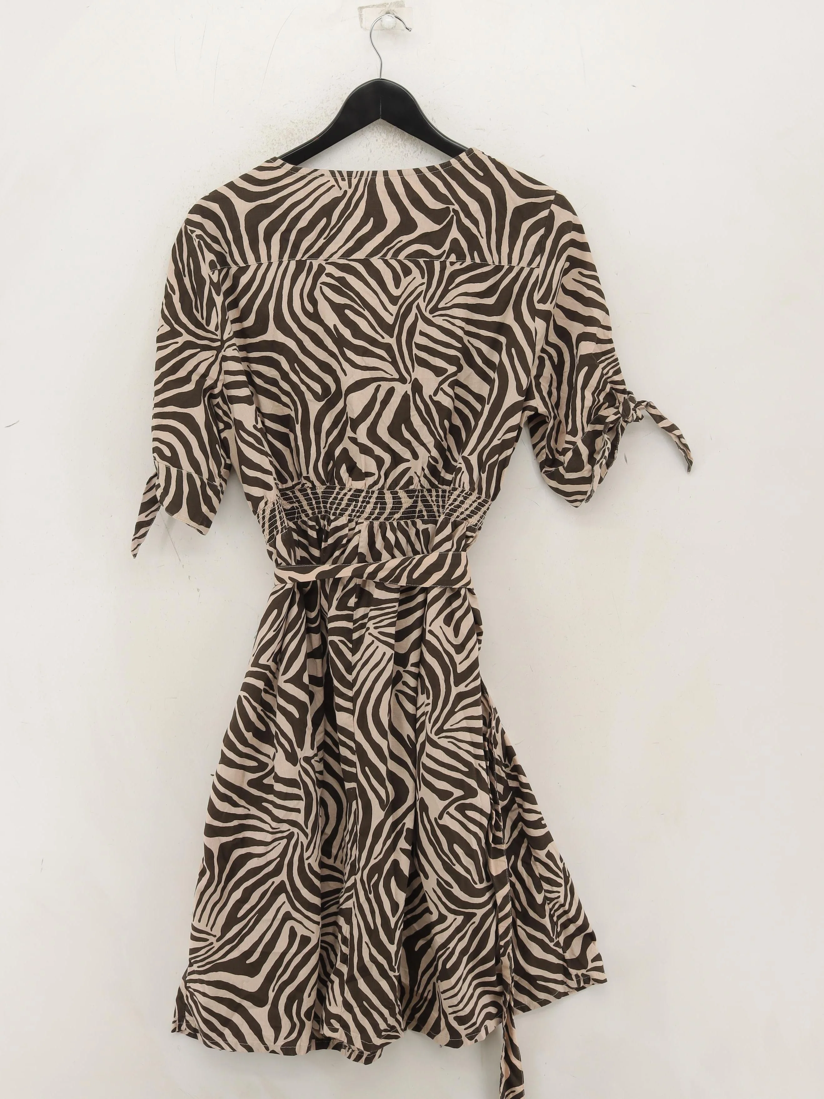 Monsoon Wrap Mini Dress UK18 in Multi - Image 2