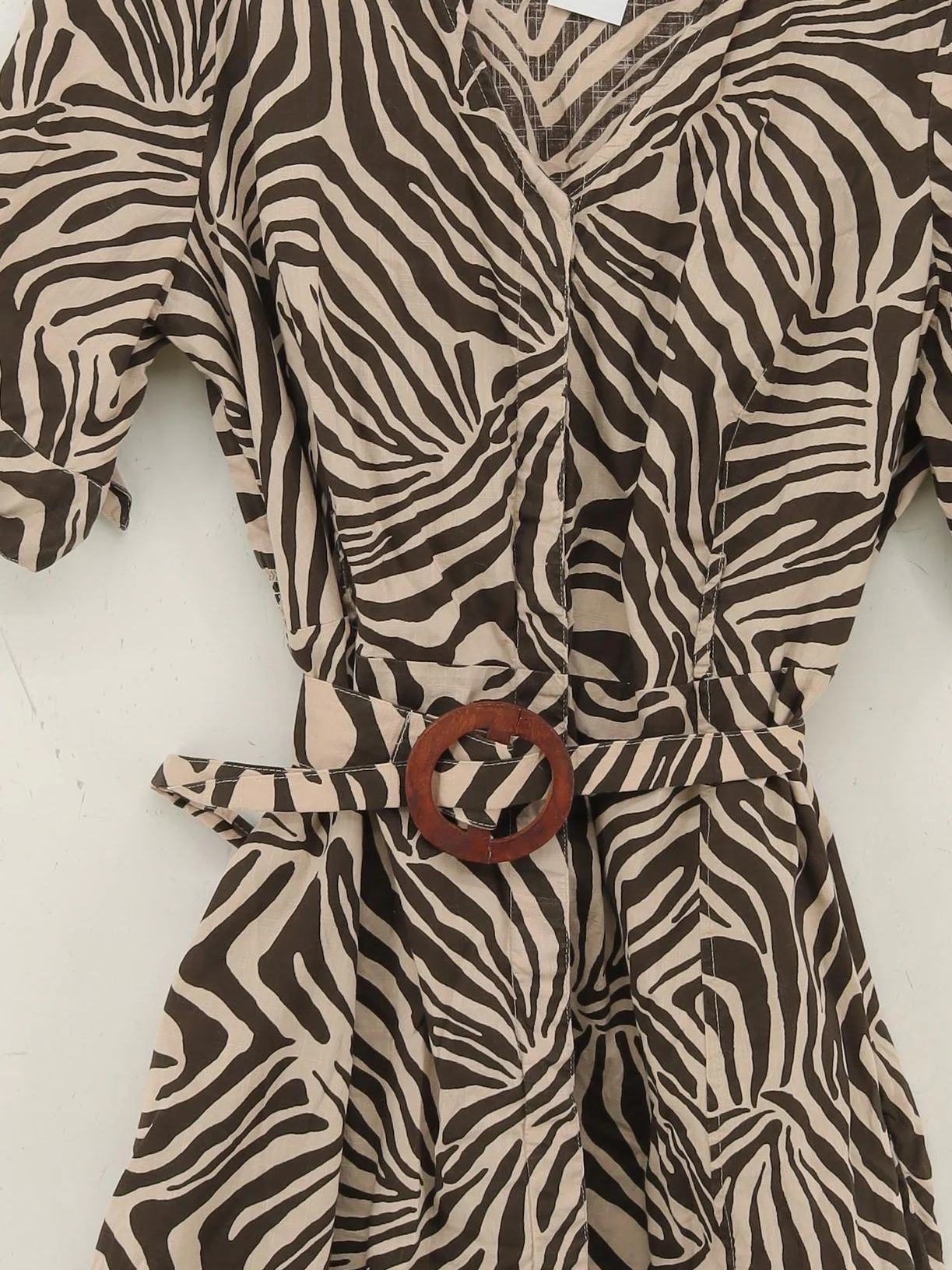 Monsoon Wrap Mini Dress UK18 in Multi - Image 3