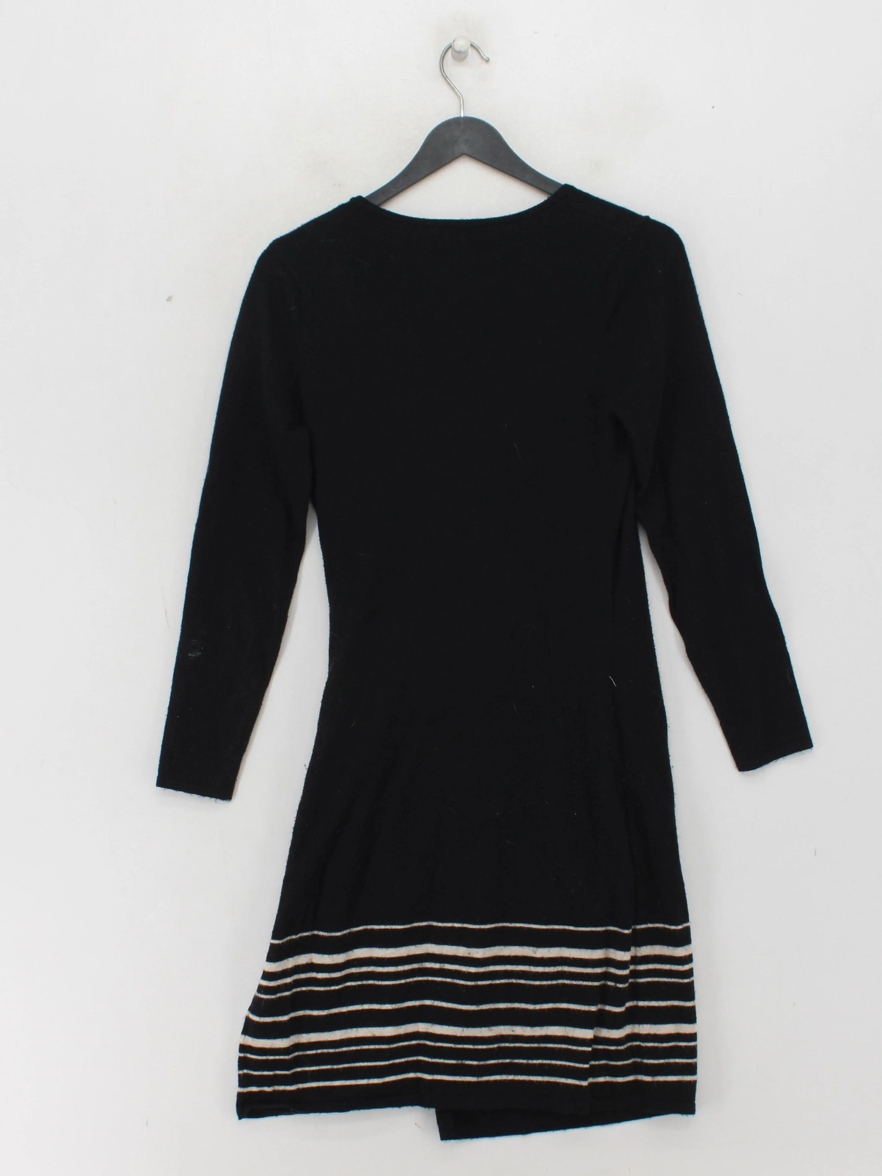 Monsoon Wrap Mini Dress UK8 in Black - Image 2