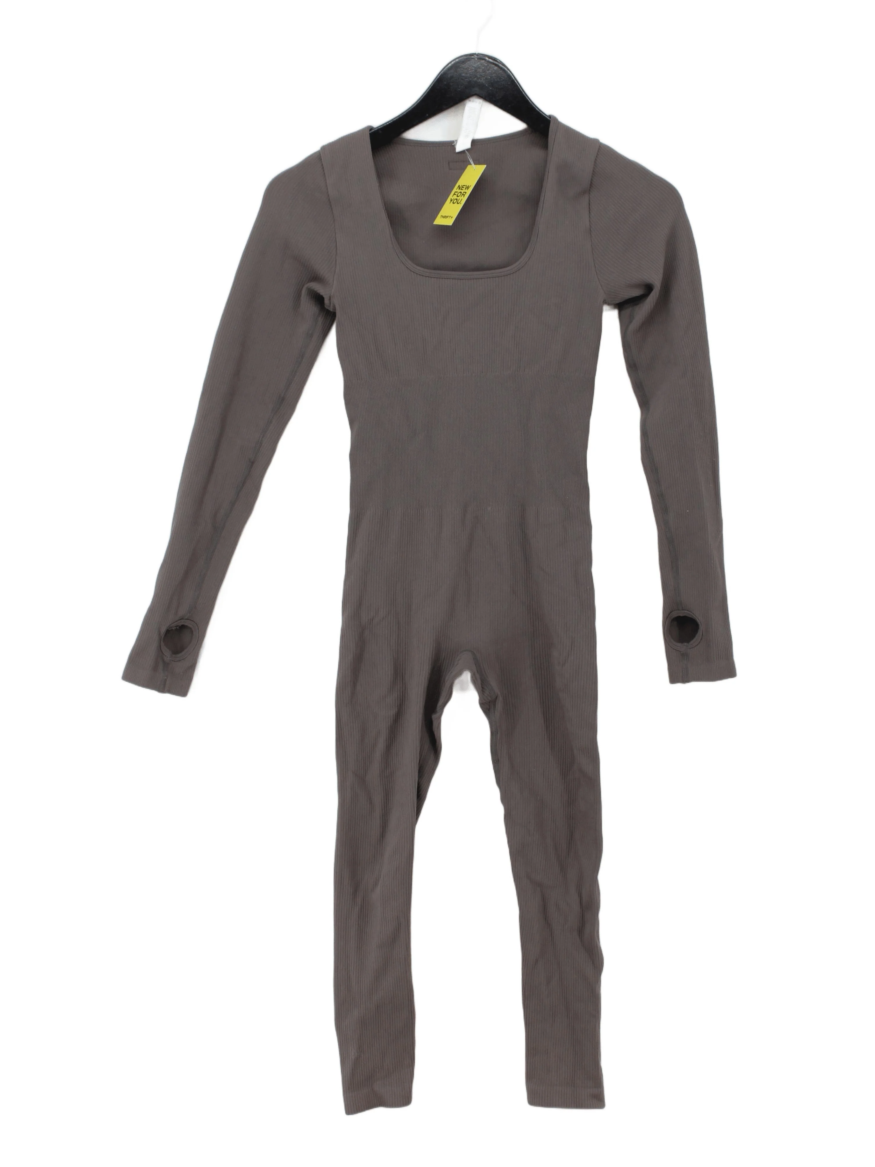 Mooslover Women's Jumpsuit S Grey Nylon with Spandex Skinny Jumpsuit