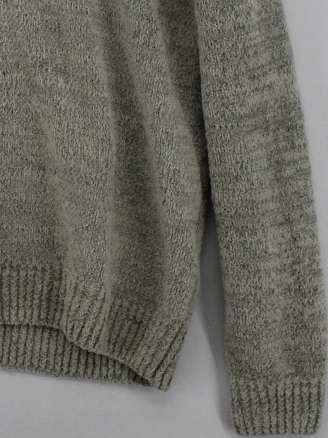 Mos Mosh Men's Jumper L Grey Cotton with Polyester, Polyamide Pullover - Image 4
