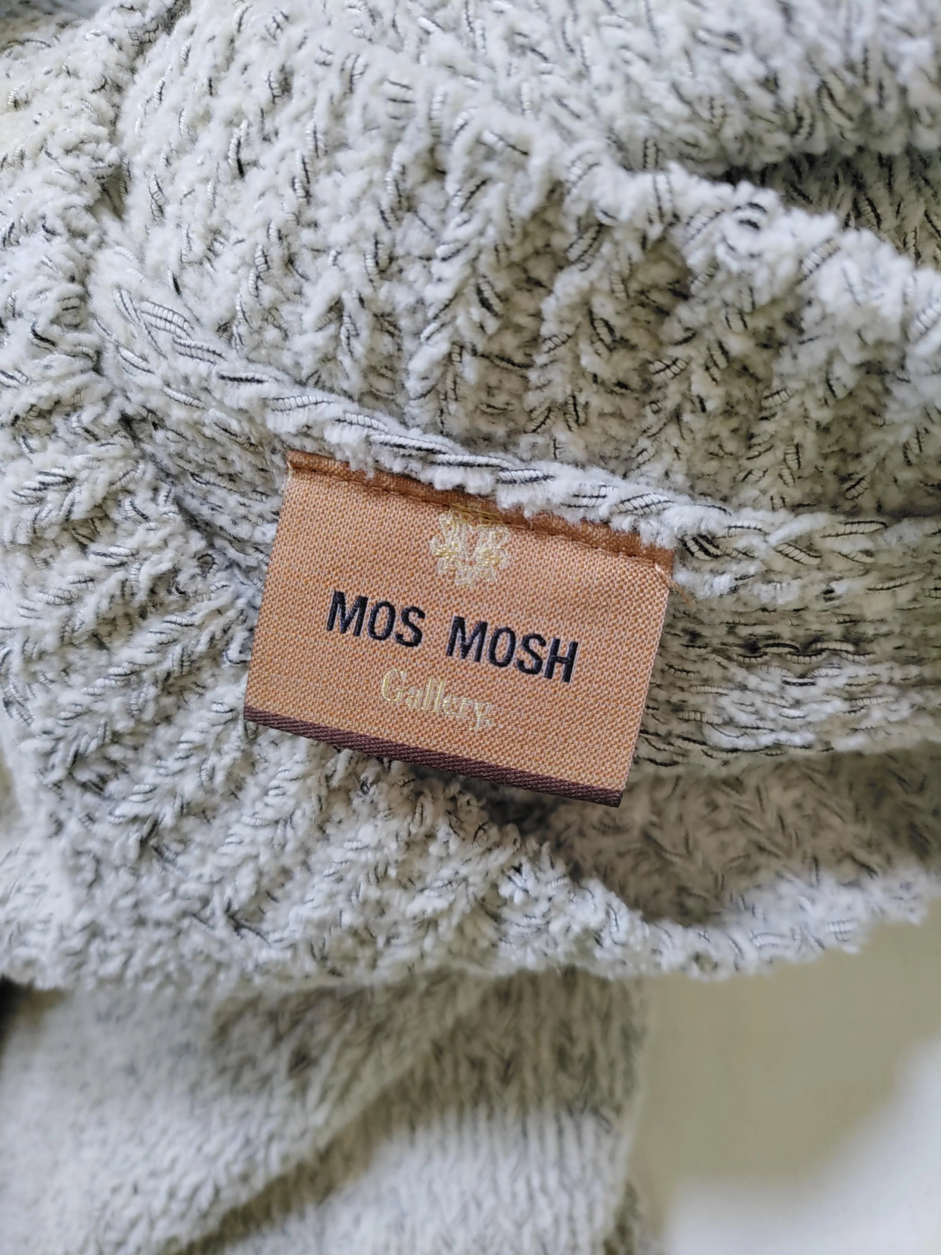 Mos Mosh Men's Jumper L Grey Cotton with Polyester, Polyamide Pullover - Image 5