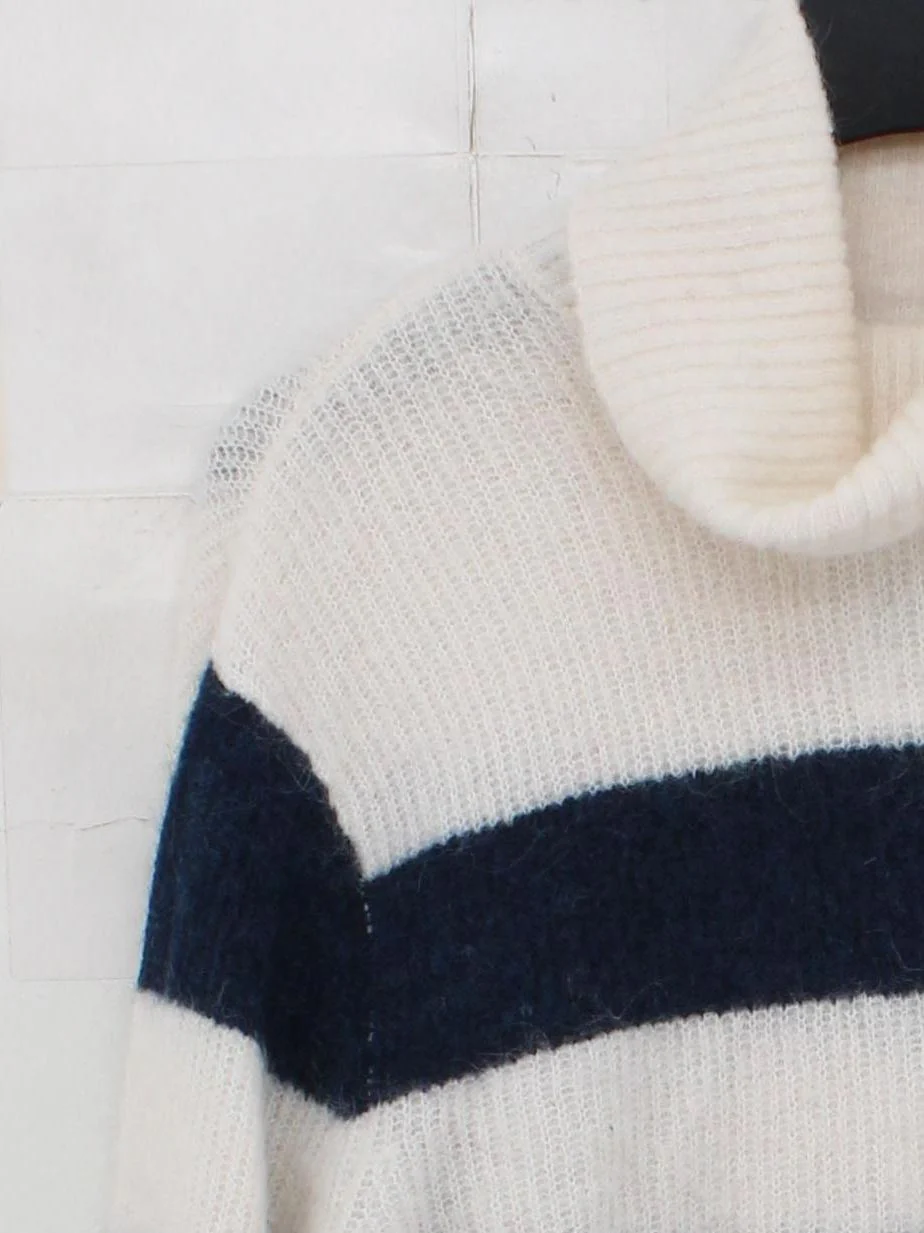 Mos Mosh Women's Jumper M Cream Wool with Polyamide, Elastane, Angora Pullover - Image 4