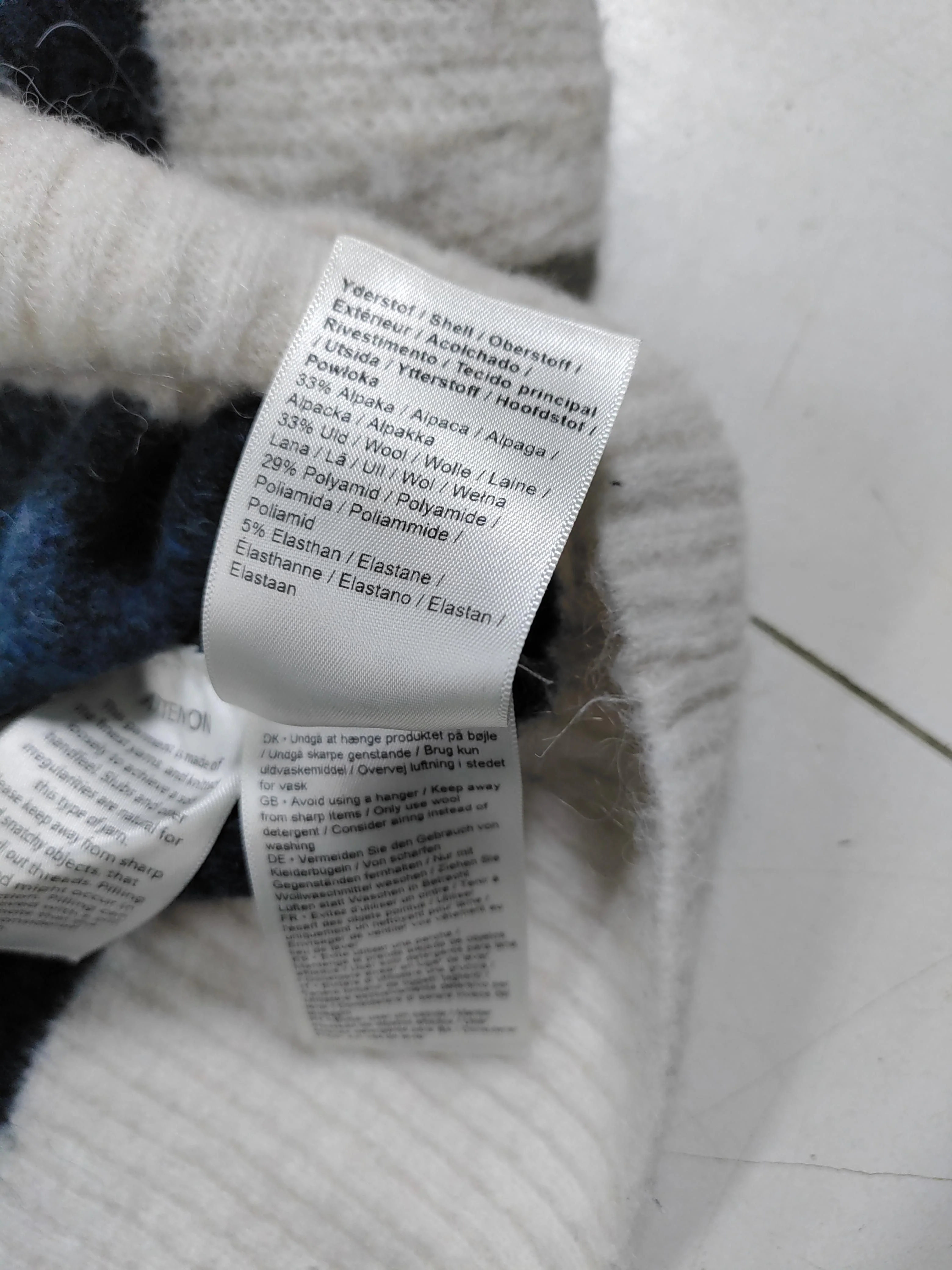 Mos Mosh Women's Jumper M Cream Wool with Polyamide, Elastane, Angora Pullover - Image 6
