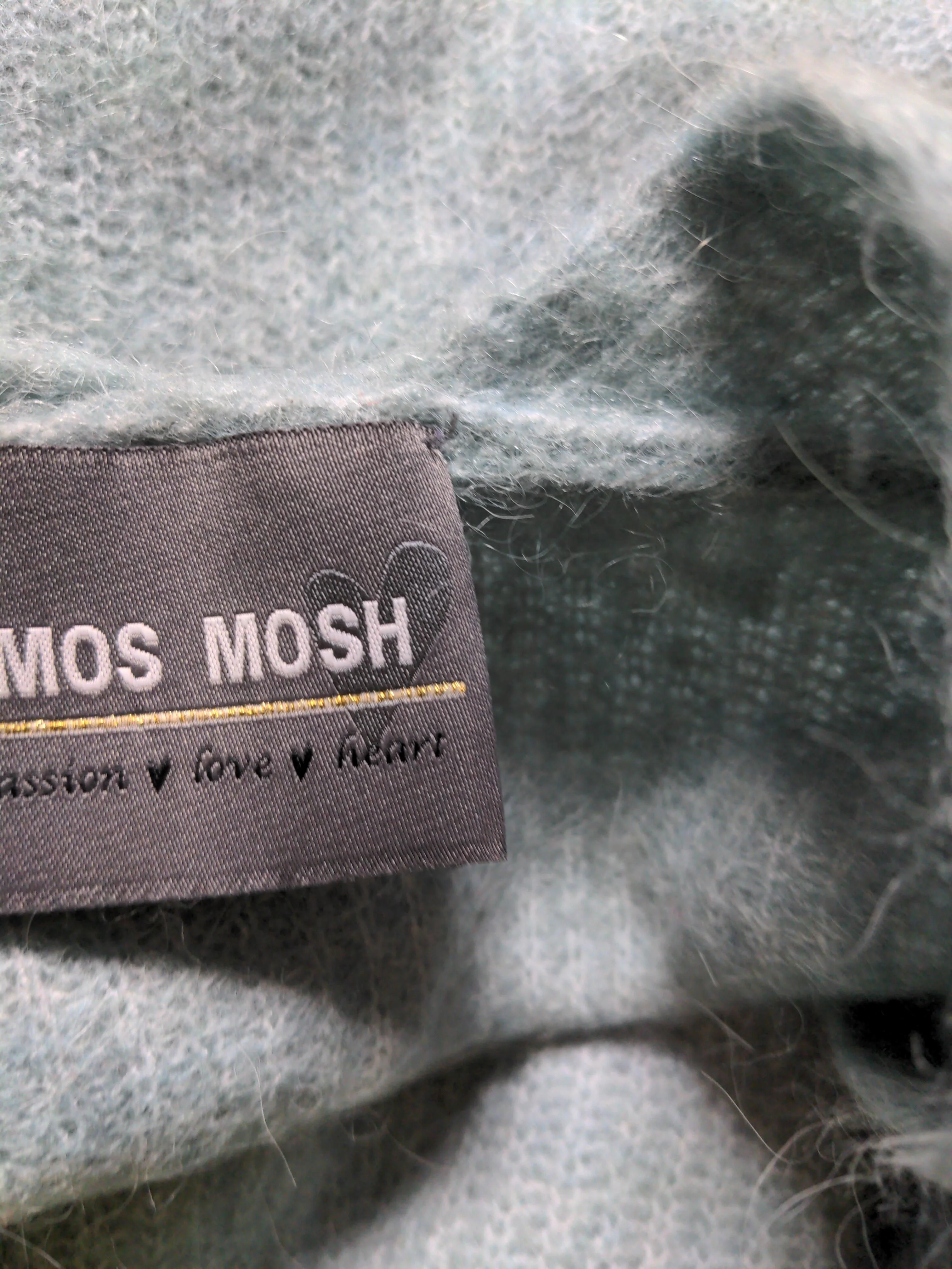Mos Mosh Women's Jumper M Green Wool with Polyamide, Elastane, Other Pullover - Image 5