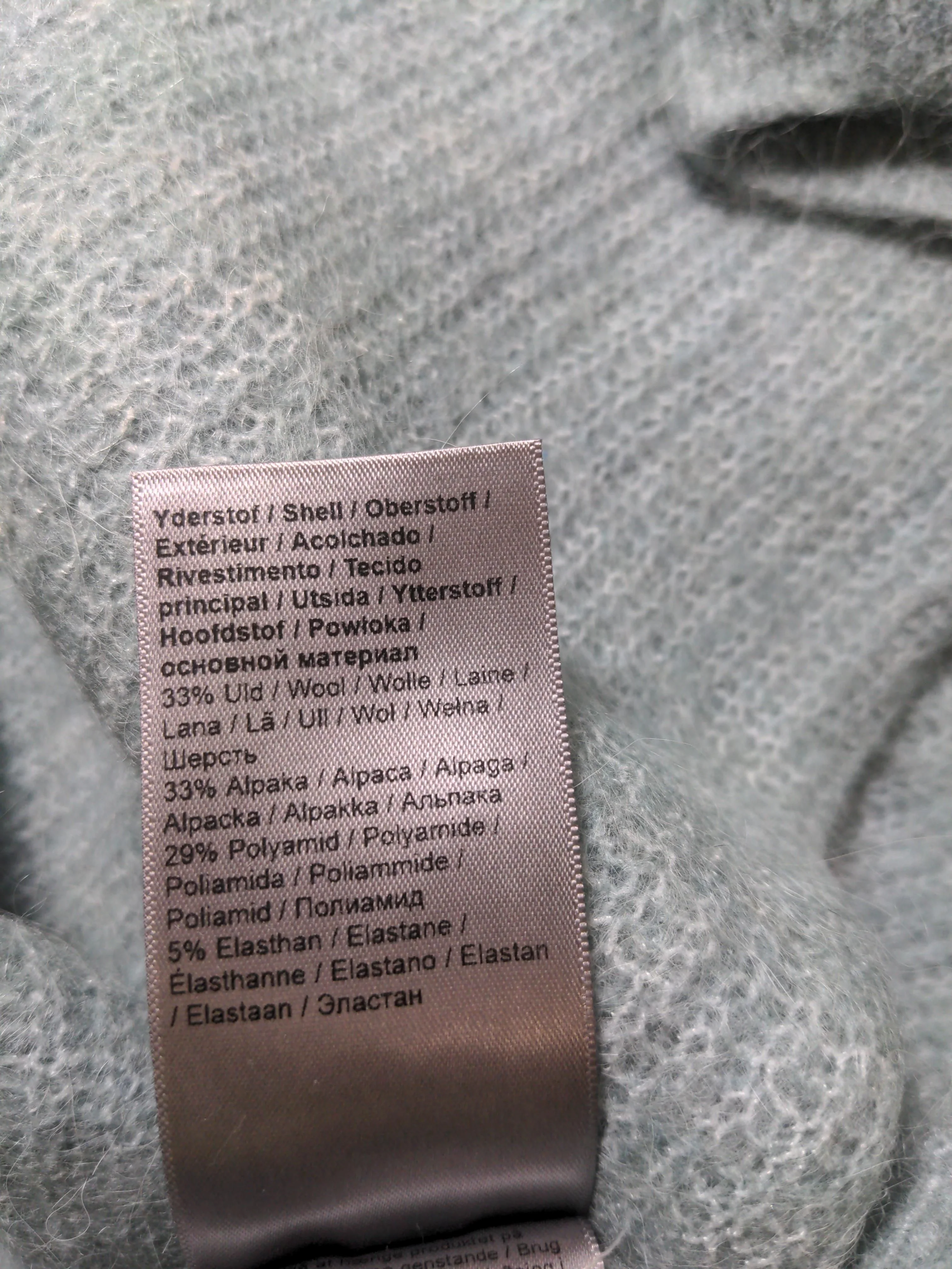 Mos Mosh Women's Jumper M Green Wool with Polyamide, Elastane, Other Pullover - Image 6