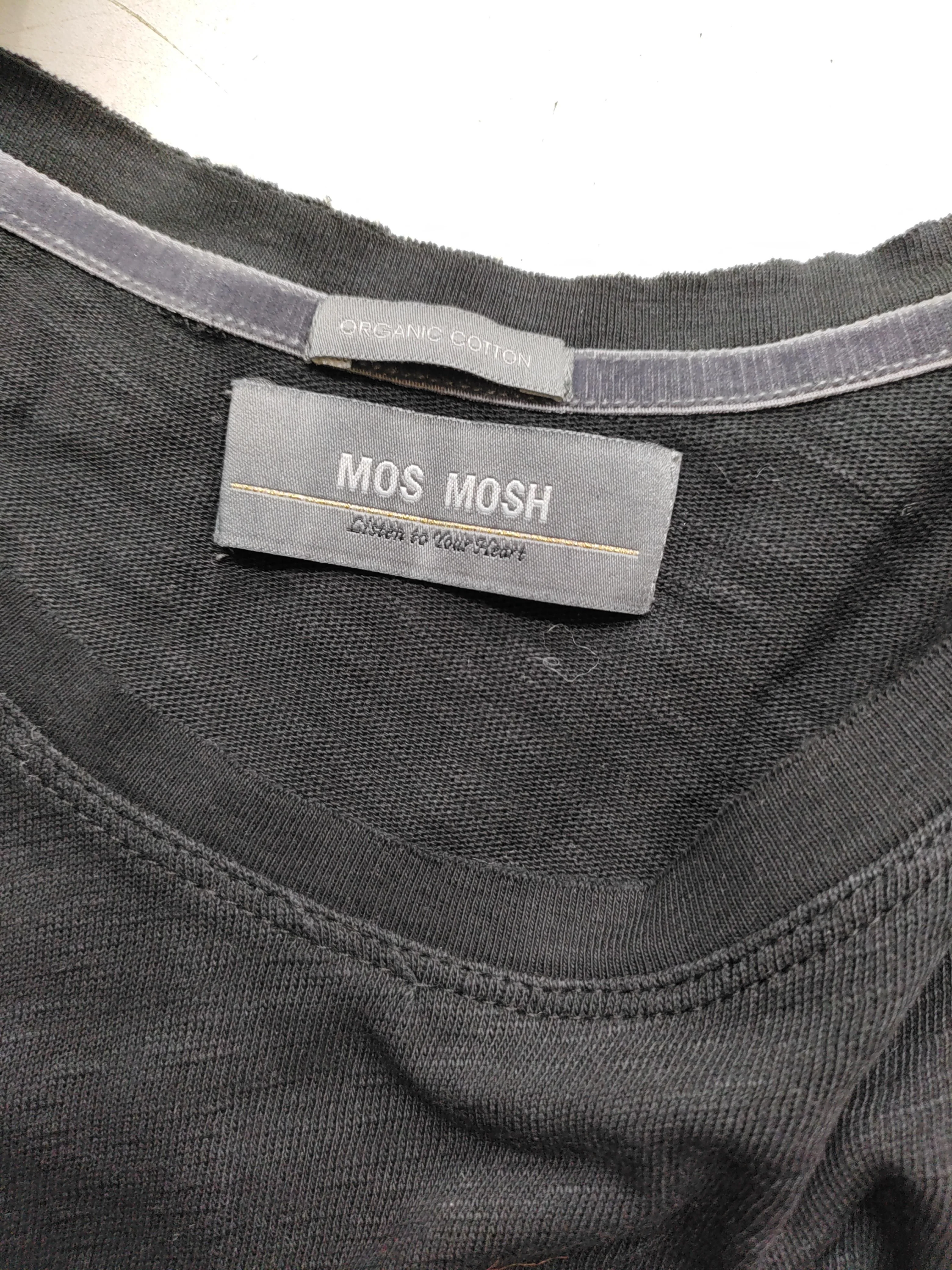 Mos Mosh Women's T-Shirt M Black 100% Cotton Short Sleeve Crew Neck Basic - Image 5