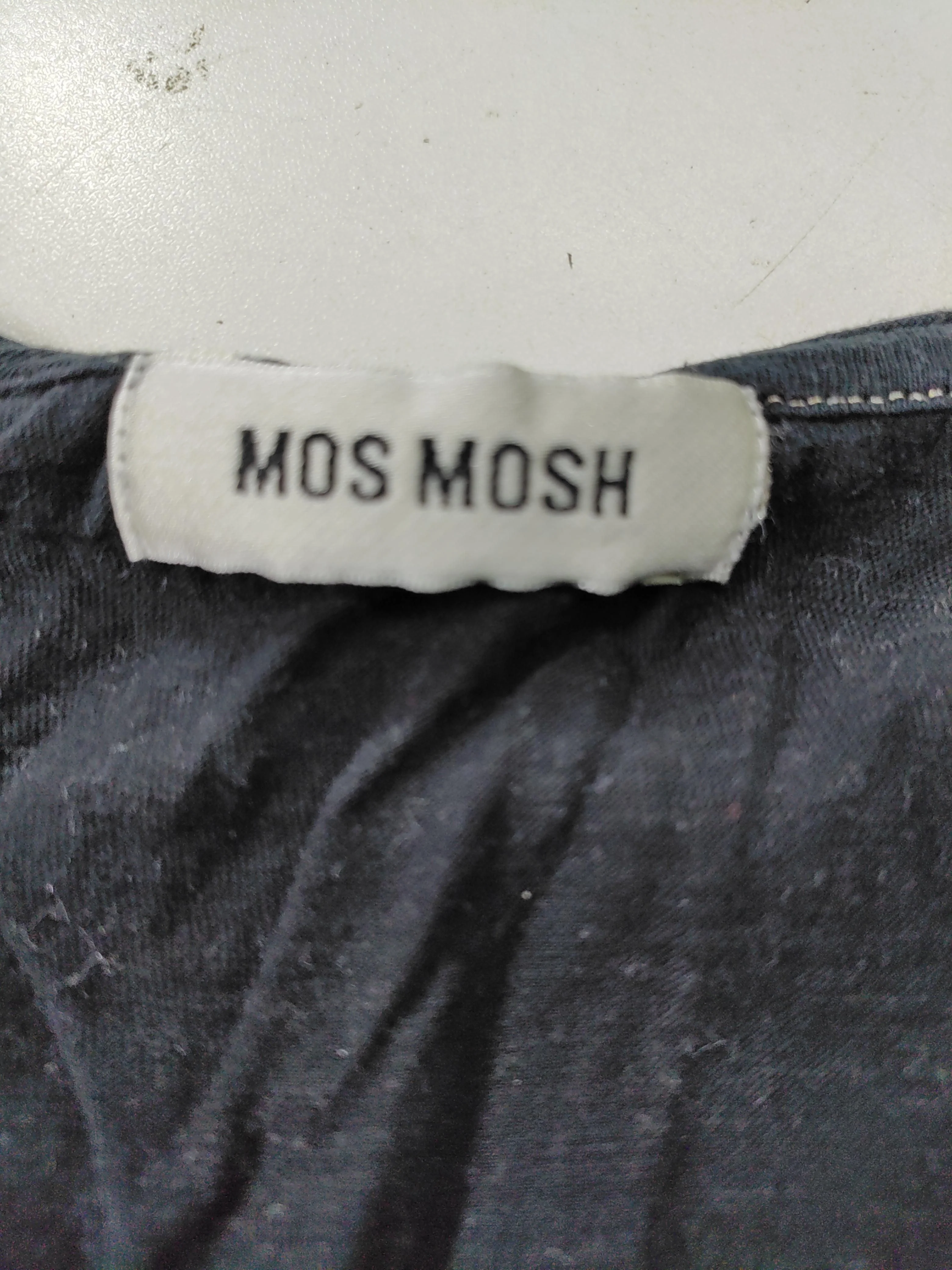 Mos Mosh Women's Top S Black 100% Cotton Long Sleeve Round Neck Basic - Image 5