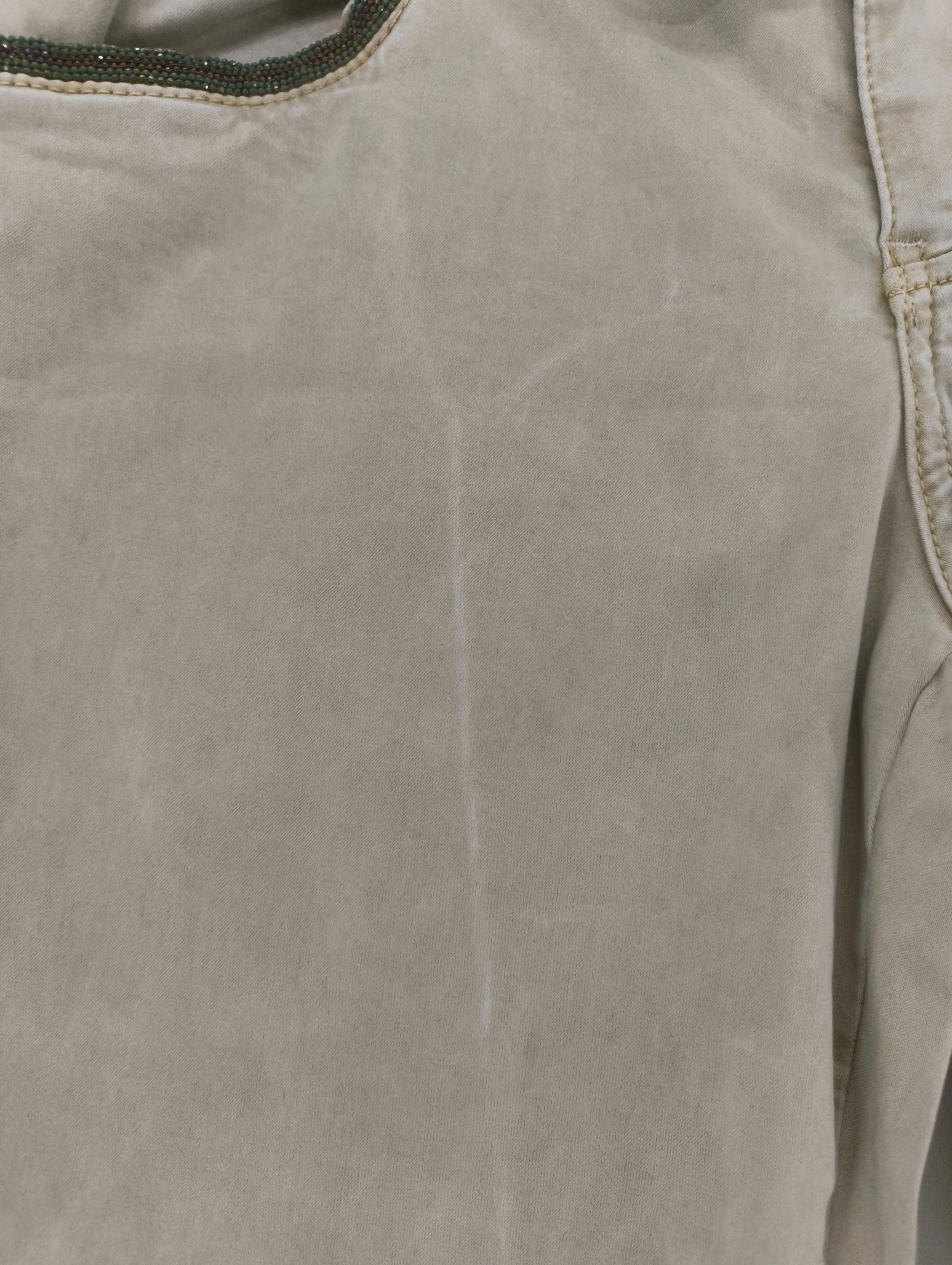 Mos Mosh Women's Trousers W 28 in Cream Lyocell Modal - Image 5