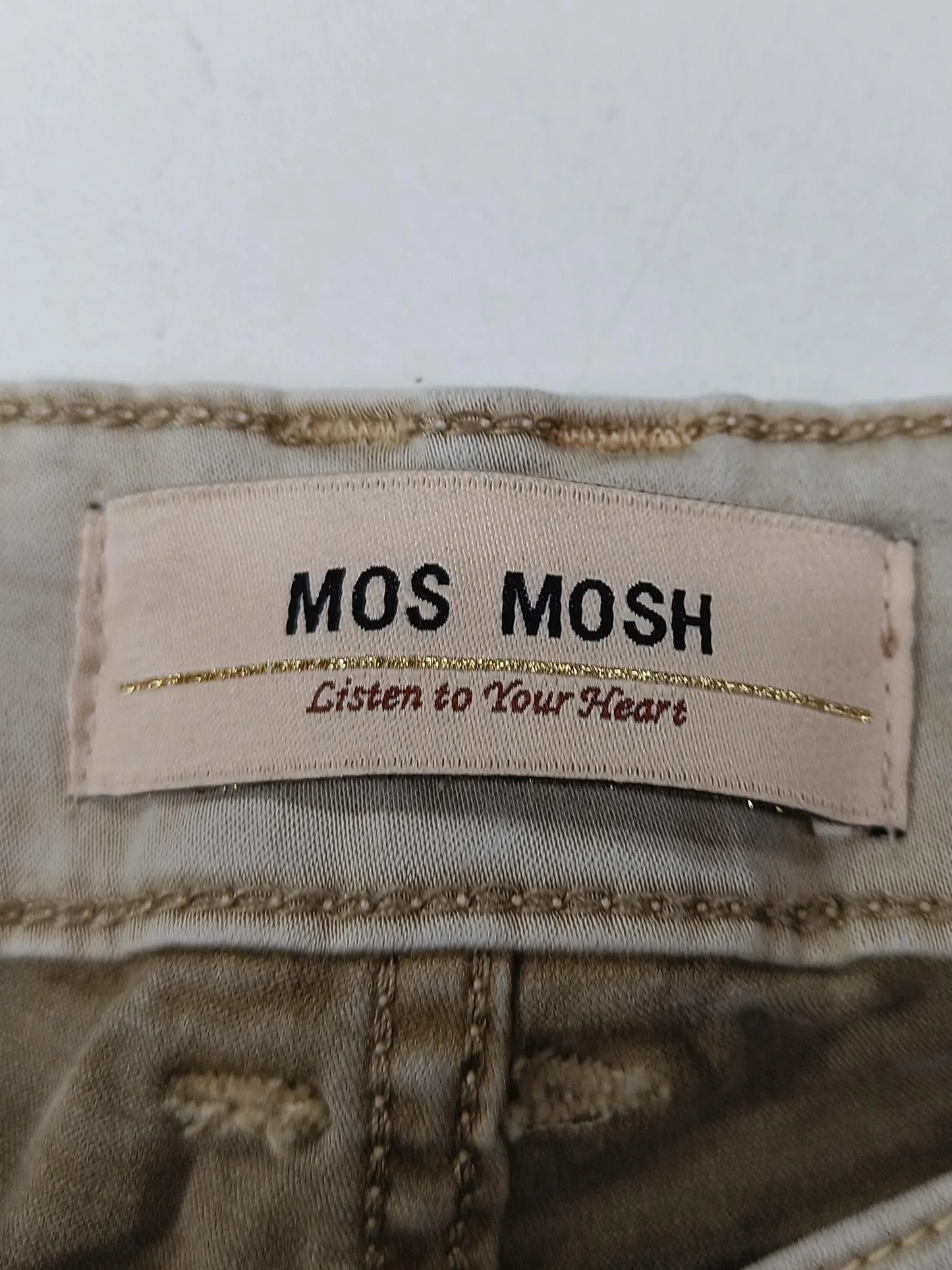 Mos Mosh Women's Trousers W 28 in Cream Lyocell Modal - Image 6