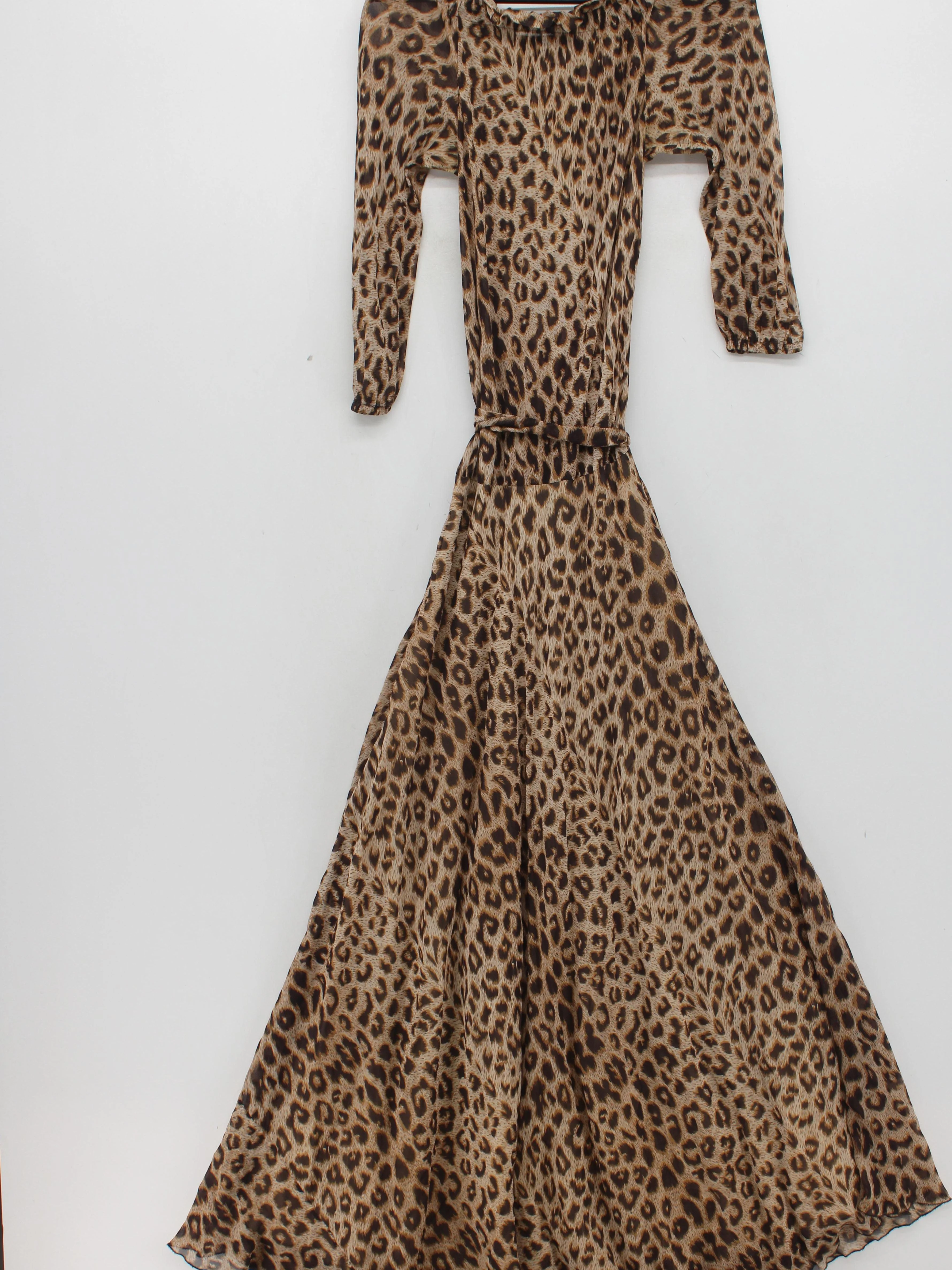Moschino Maxi Dress S in Brown - Image 2