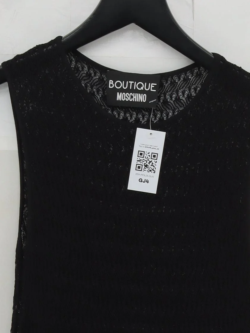 Moschino Mini Dress S in Black - Image 3