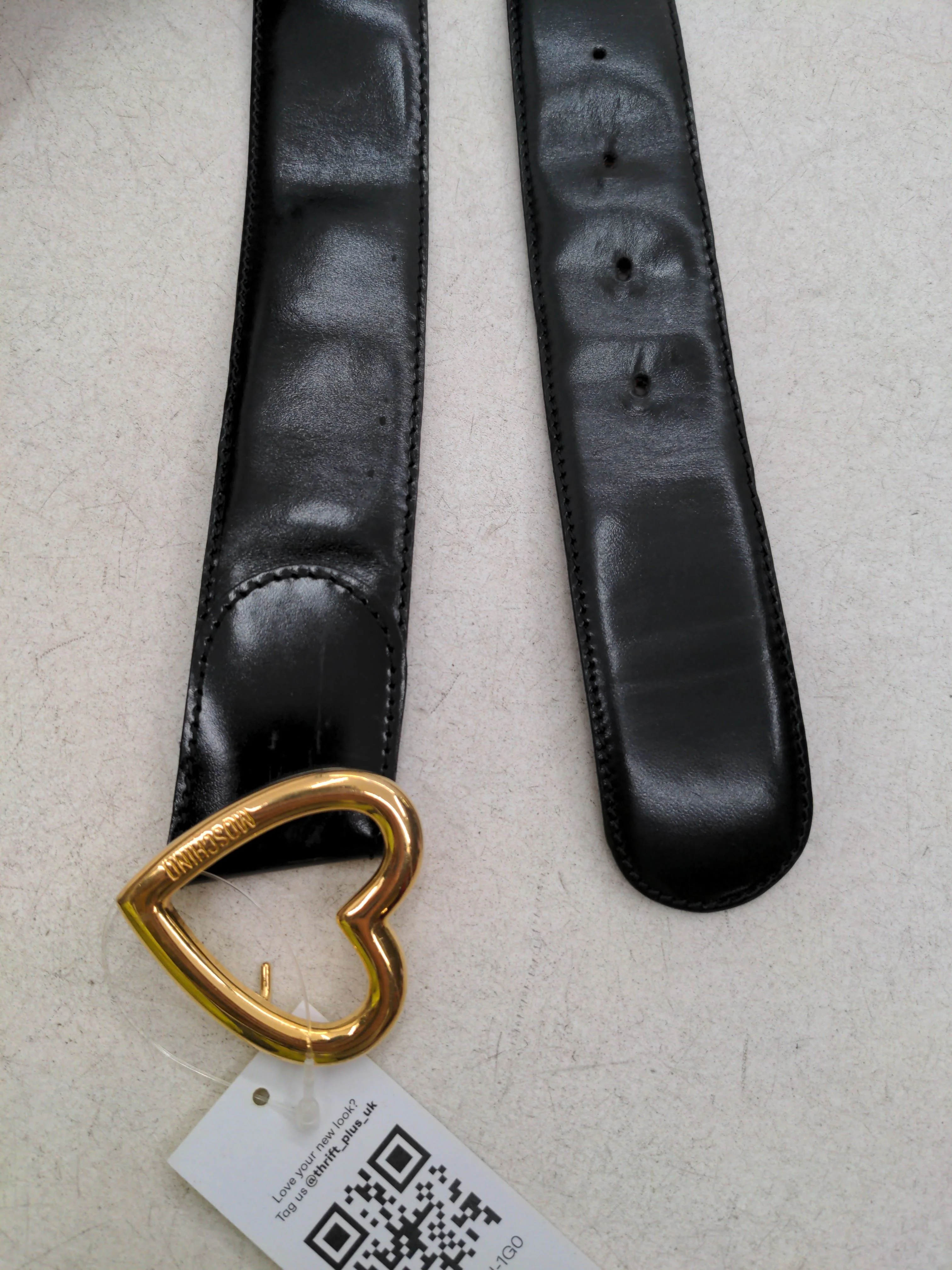 Moschino Women's Belt S Black 100% Other Basic Belt - Image 3