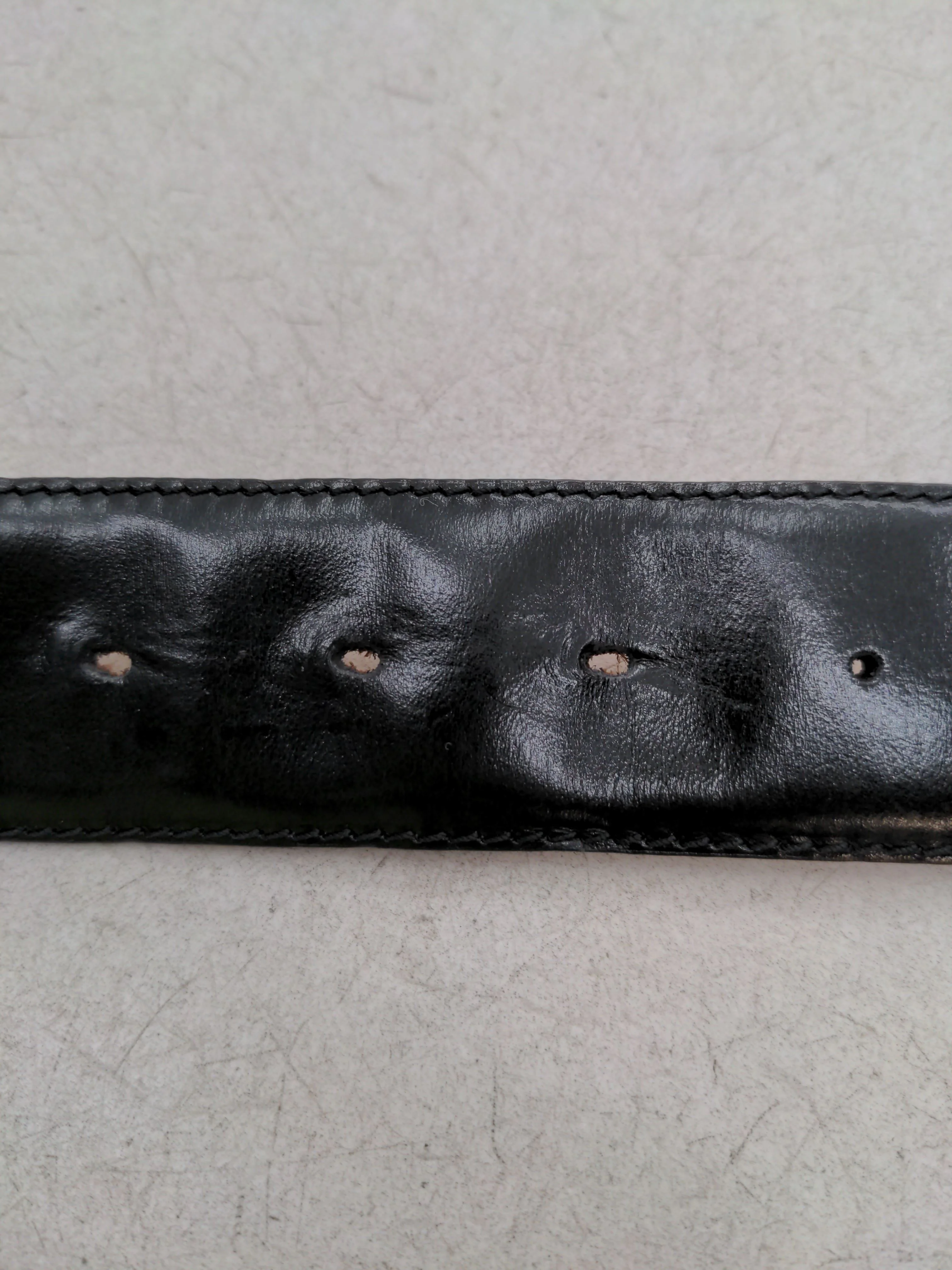 Moschino Women's Belt S Black 100% Other Basic Belt - Image 5