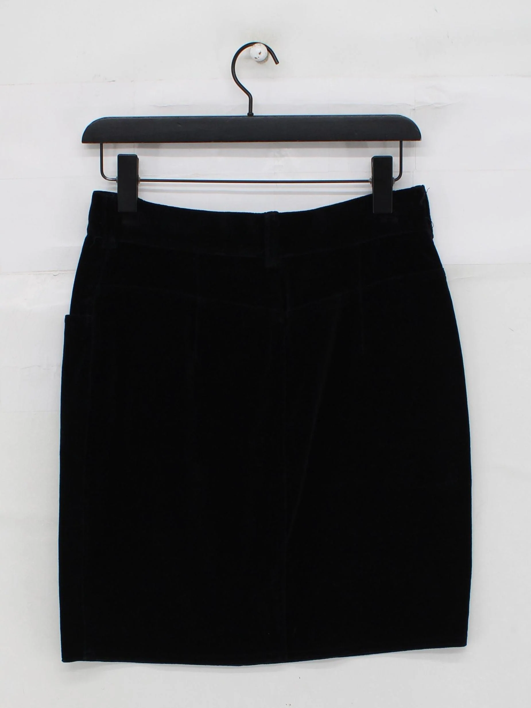 Moschino Women's Mini Skirt UK 16 Black Cotton with Elastane Short Mini - Image 2