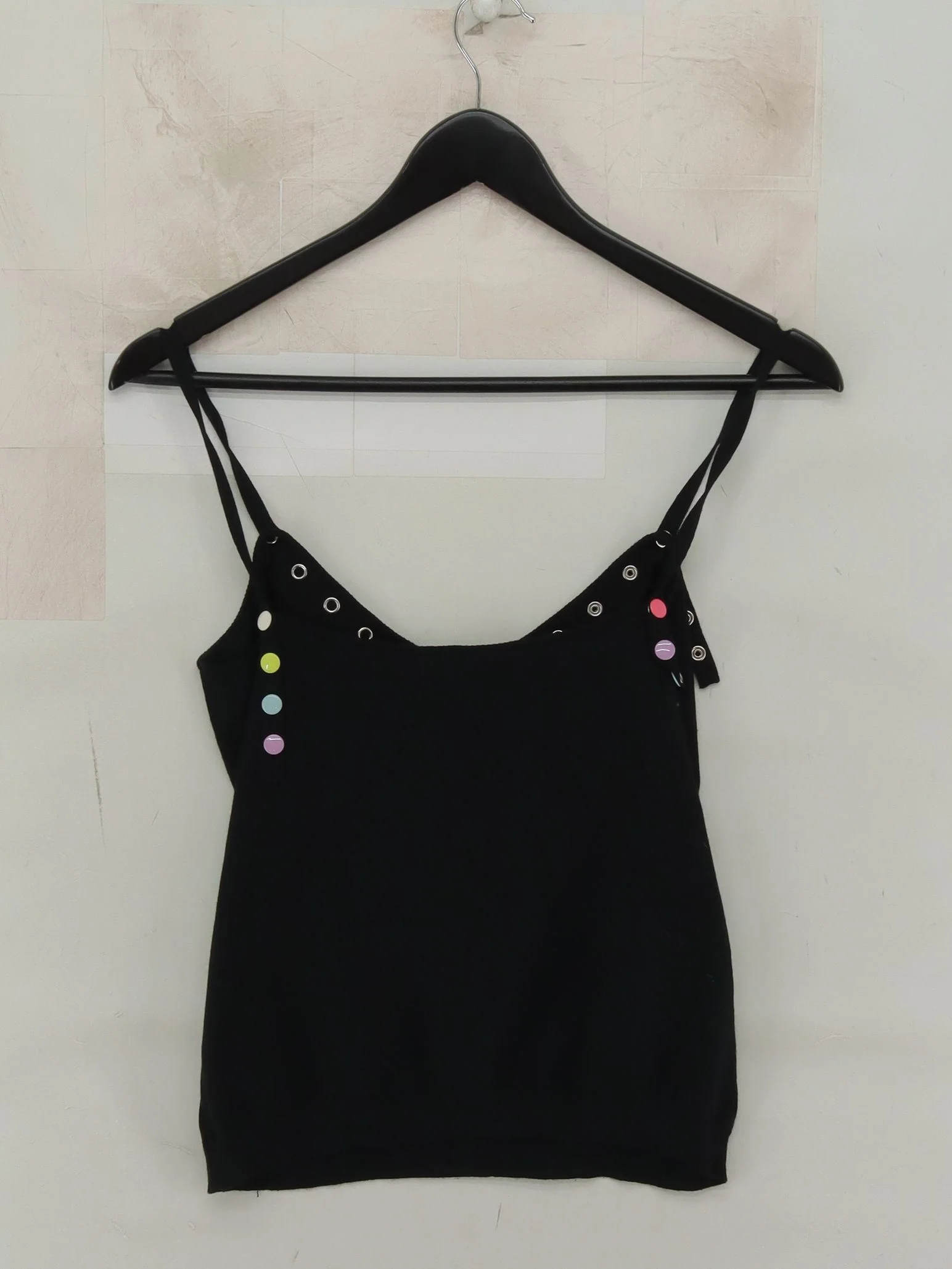 Moshchino Cheap And Chic Women's T-Shirt UK 14 Black Rayon - Image 2