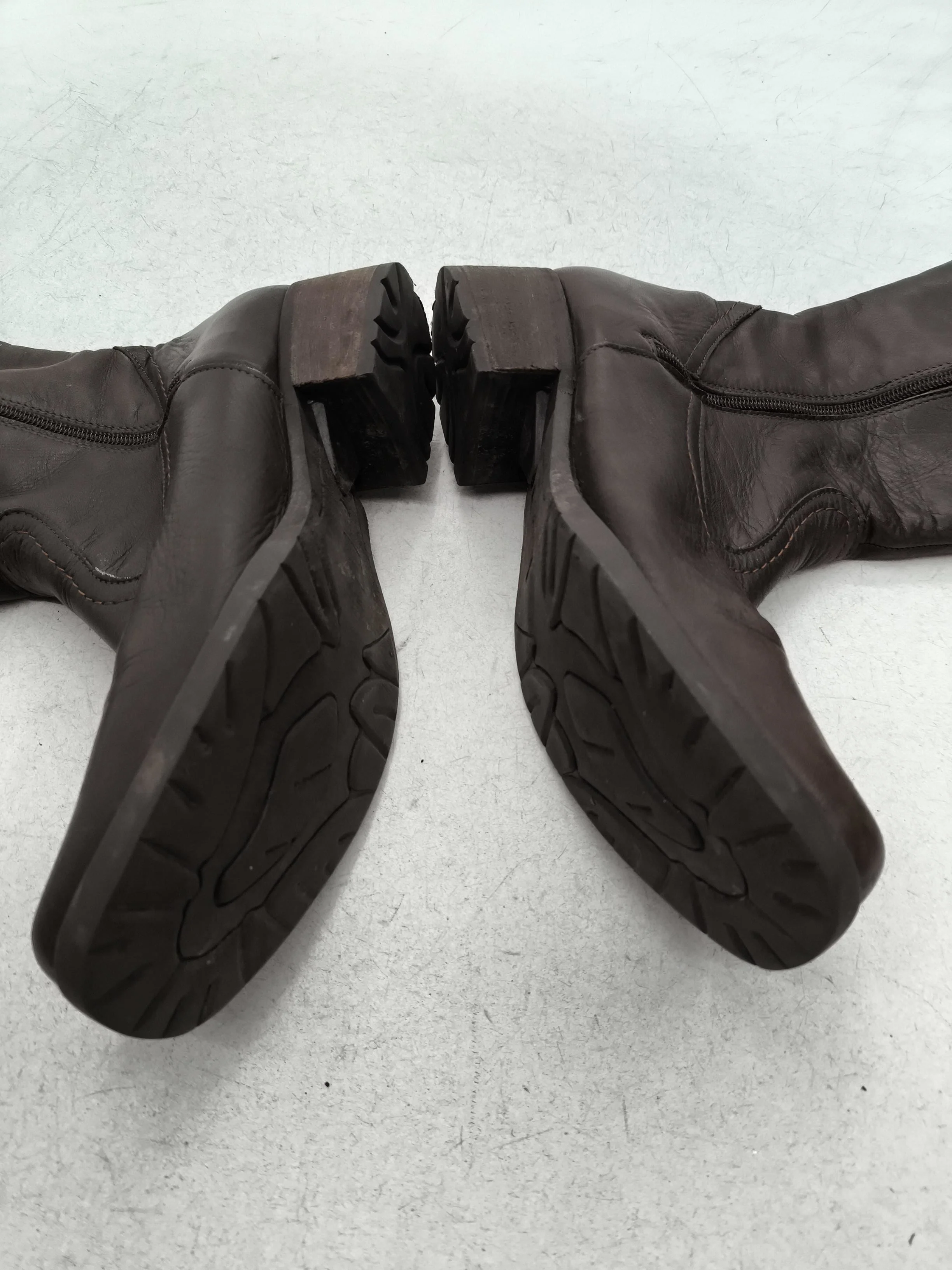 Moshulu Women's Boots UK 6.5 Brown 100% Leather Combat - Image 7