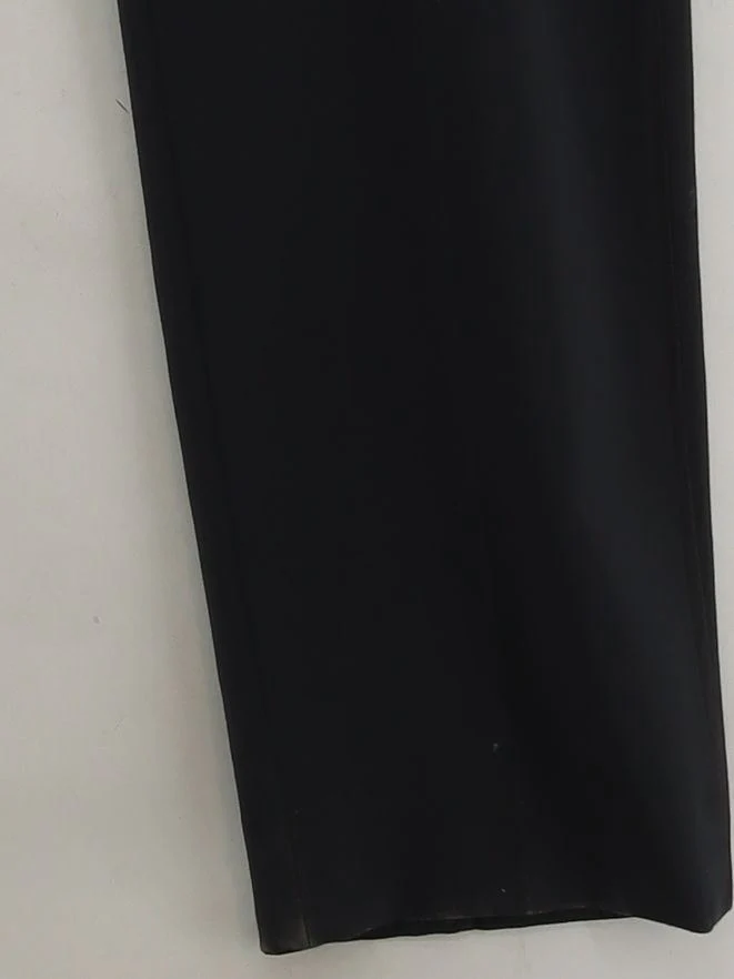 Moss Bros Men's Trousers W 36 in Black Wool with Polyester, Elastane Chino - Image 4